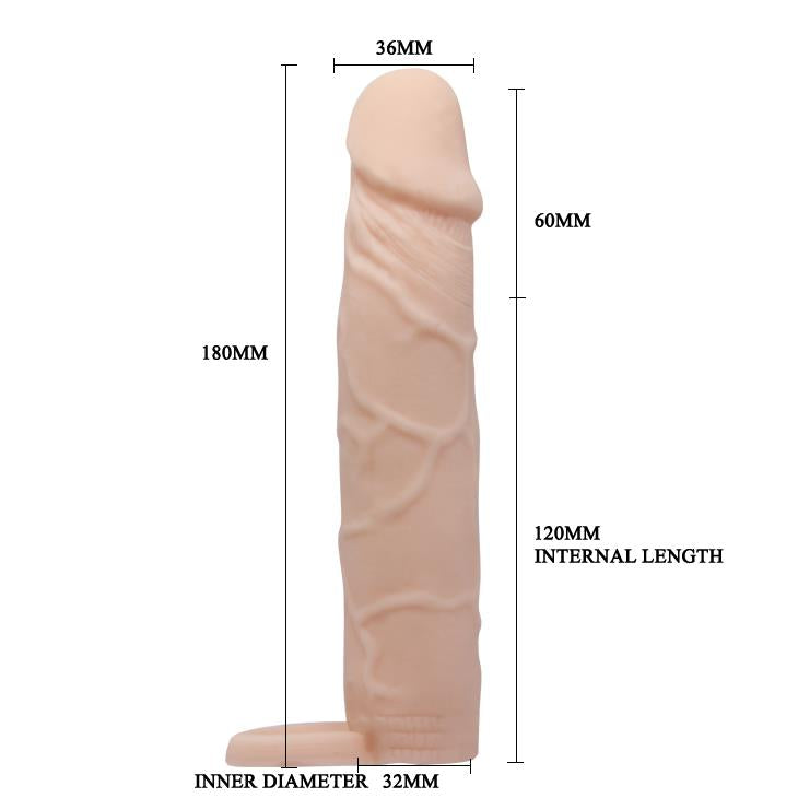 PRETTY LOVE - PENIS SLEEVE 7″ LARGE