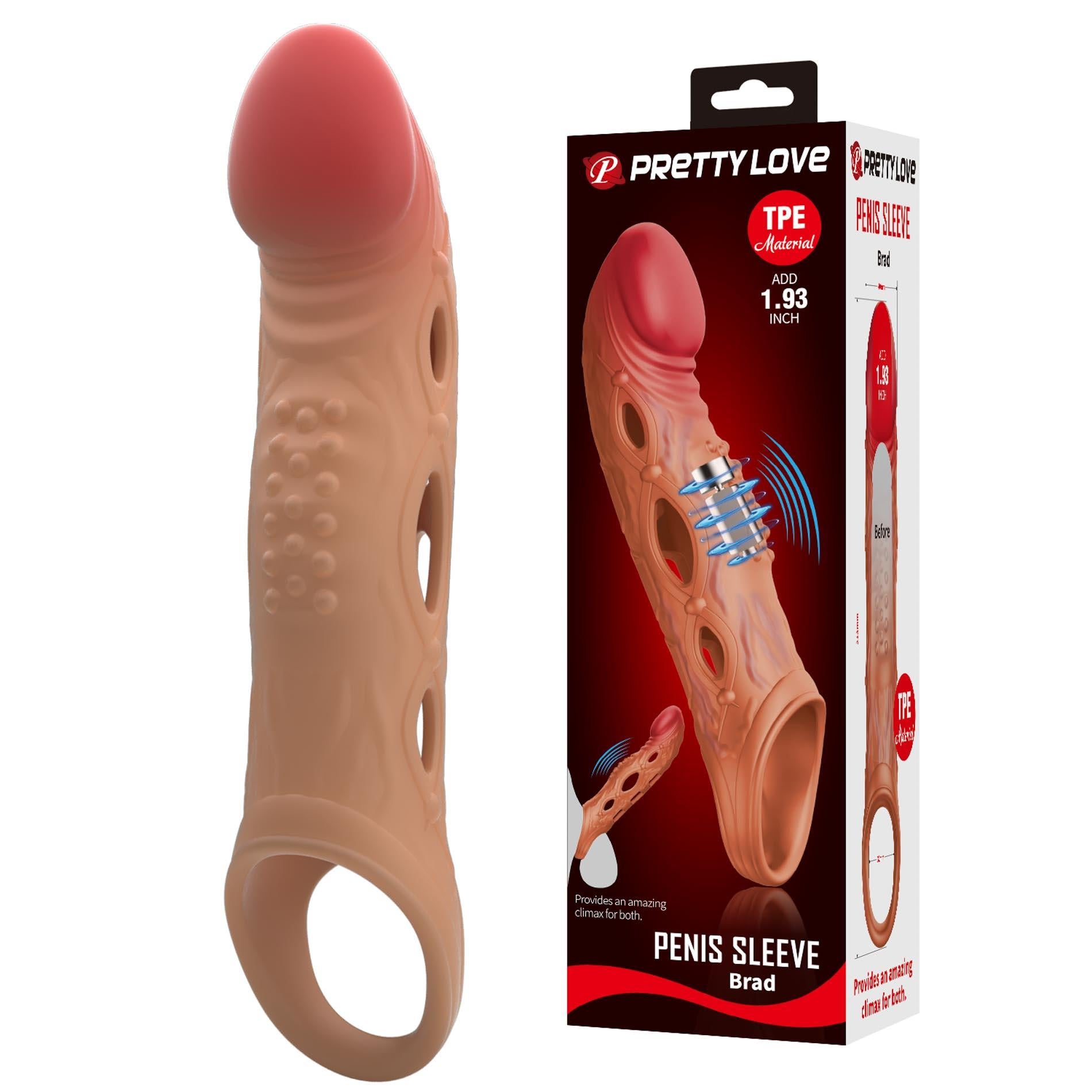 PRETTY LOVE - Penis Sleeve BRAD
