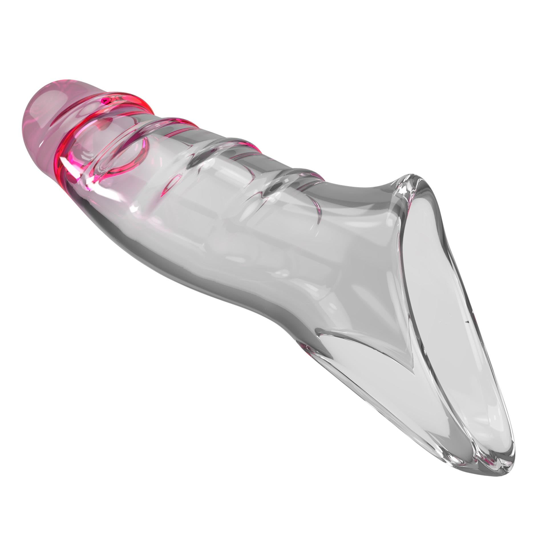 Pretty Love Pénis Manche – Damell Rose transparent