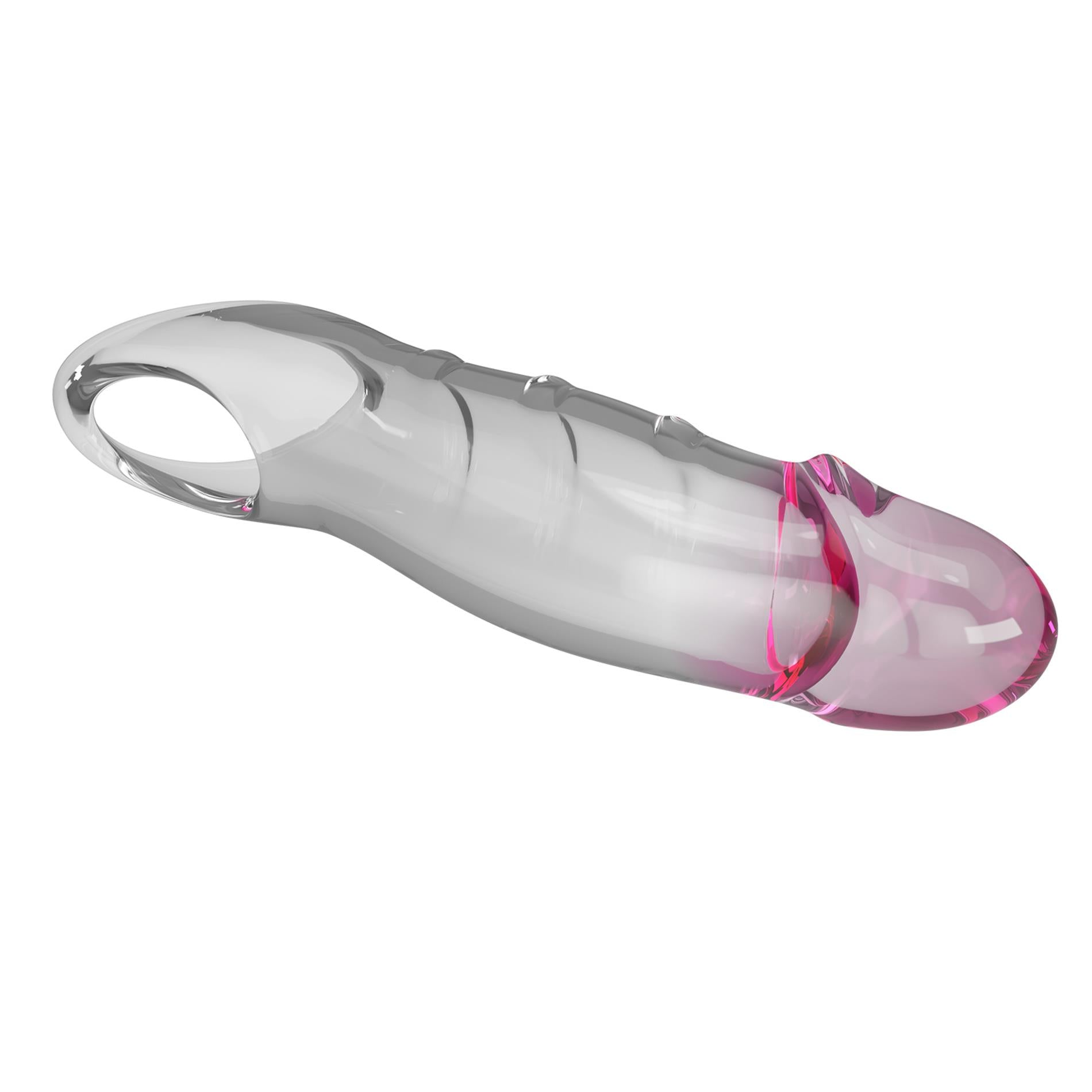 Pretty Love Pénis Manche – Damell Rose transparent