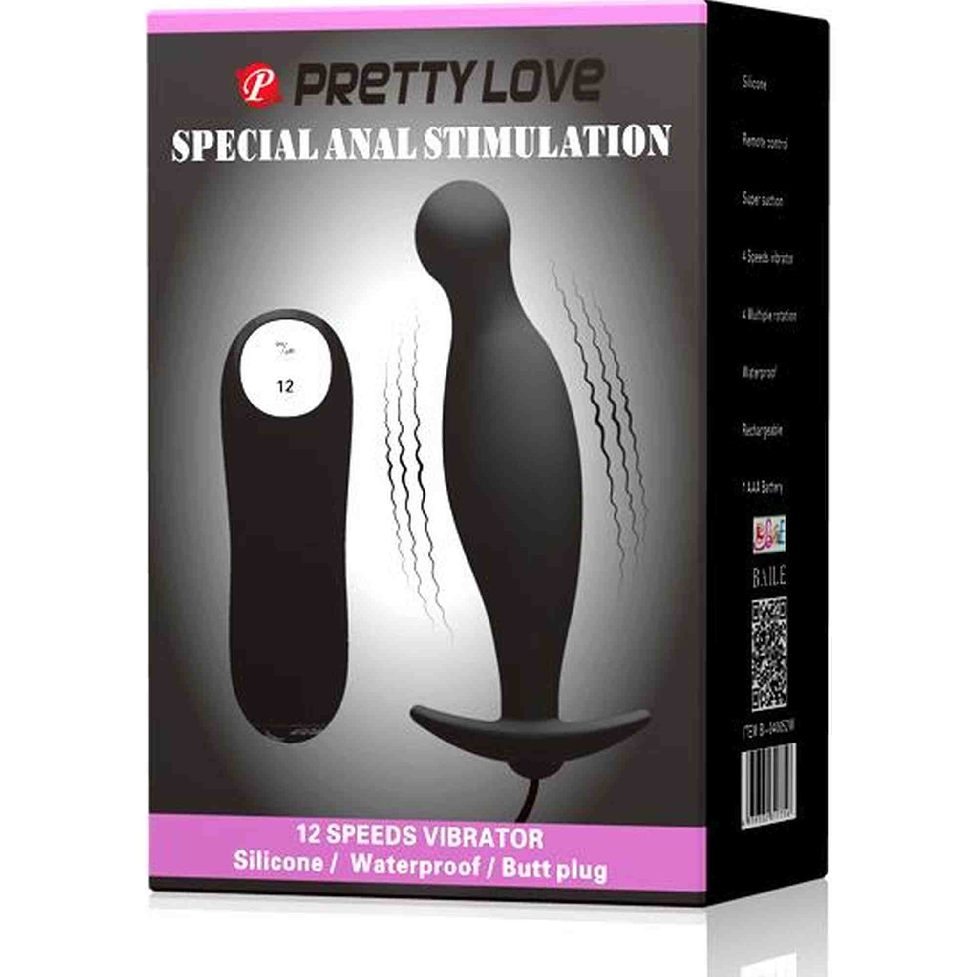 PRETTY LOVE - VIBR. SPÉCIAL STIMULATION ANALE 12 fonctions