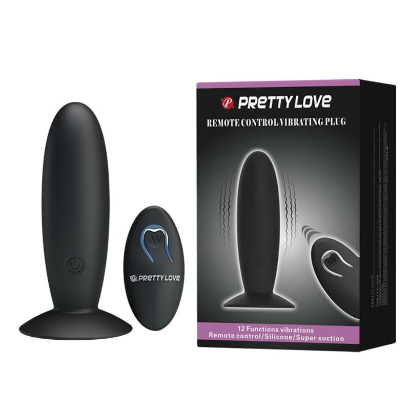 PRETTY LOVE - REMOTE CONTROL VIBRATING PLUG 12 functions