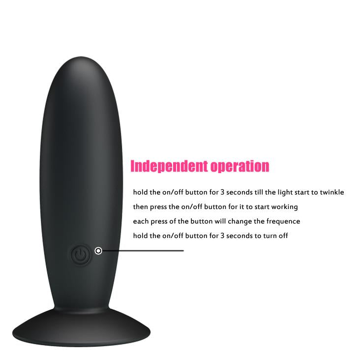PRETTY LOVE - REMOTE CONTROL VIBRATING PLUG 12 functions