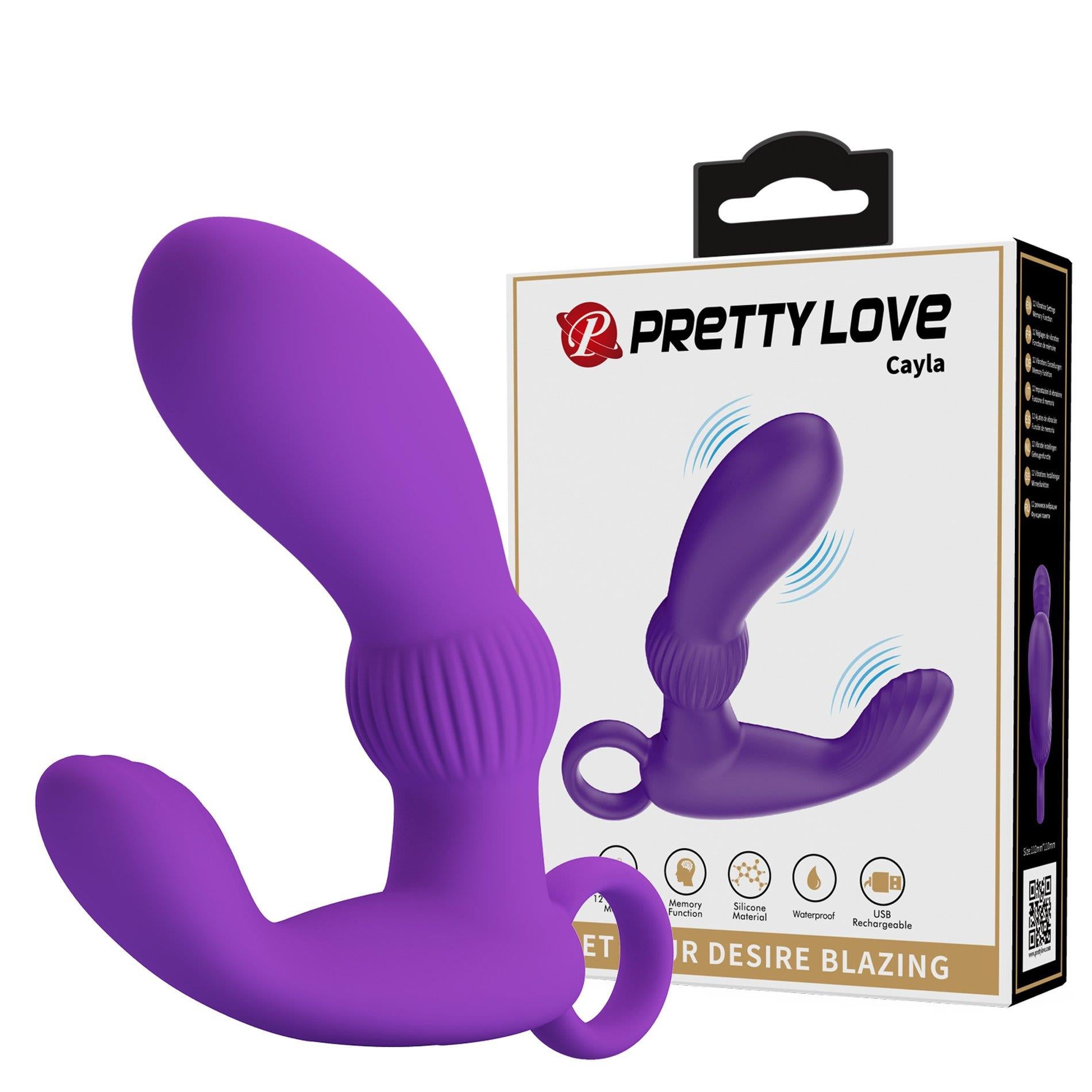 PRETTY LOVE - Cayla violet, 12 fonctions de vibration Fonction mémoire