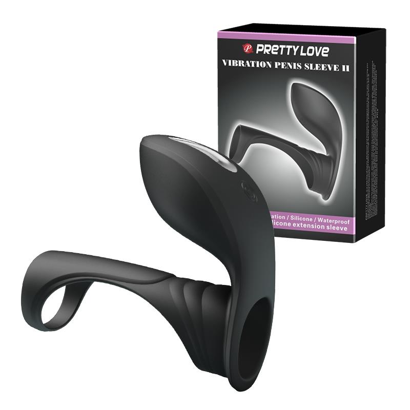 PRETTY LOVE - VIBRATION PENIS SLEEVE II, 7 vibration functions Memory function