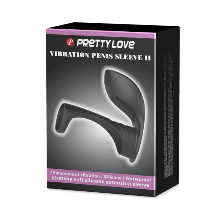 PRETTY LOVE - VIBRATION PENIS SLEEVE II, 7 vibration functions Memory function