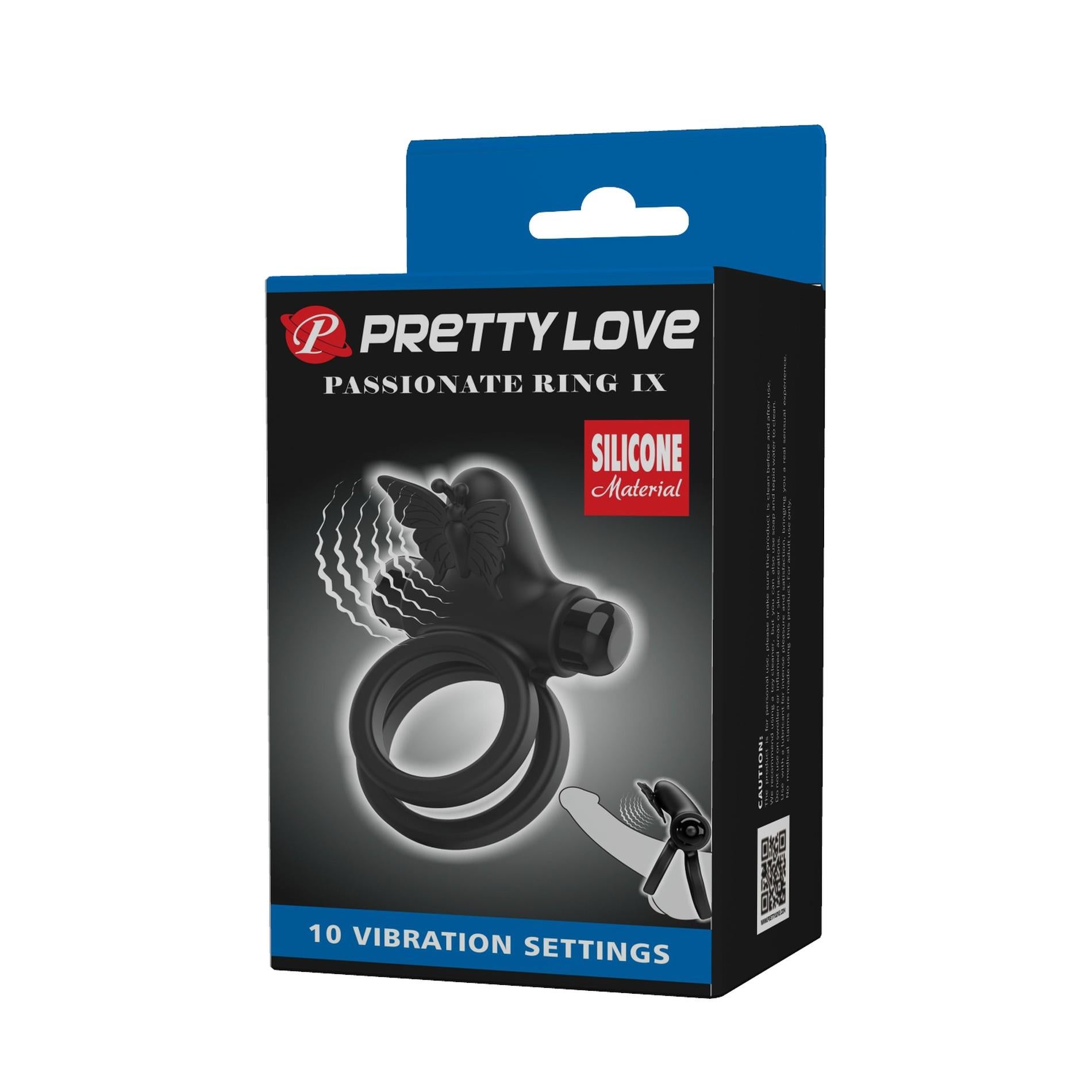 PRETTE LOVE - ANNEAU PASIONNÉ IX, 10 fonctions de vibration