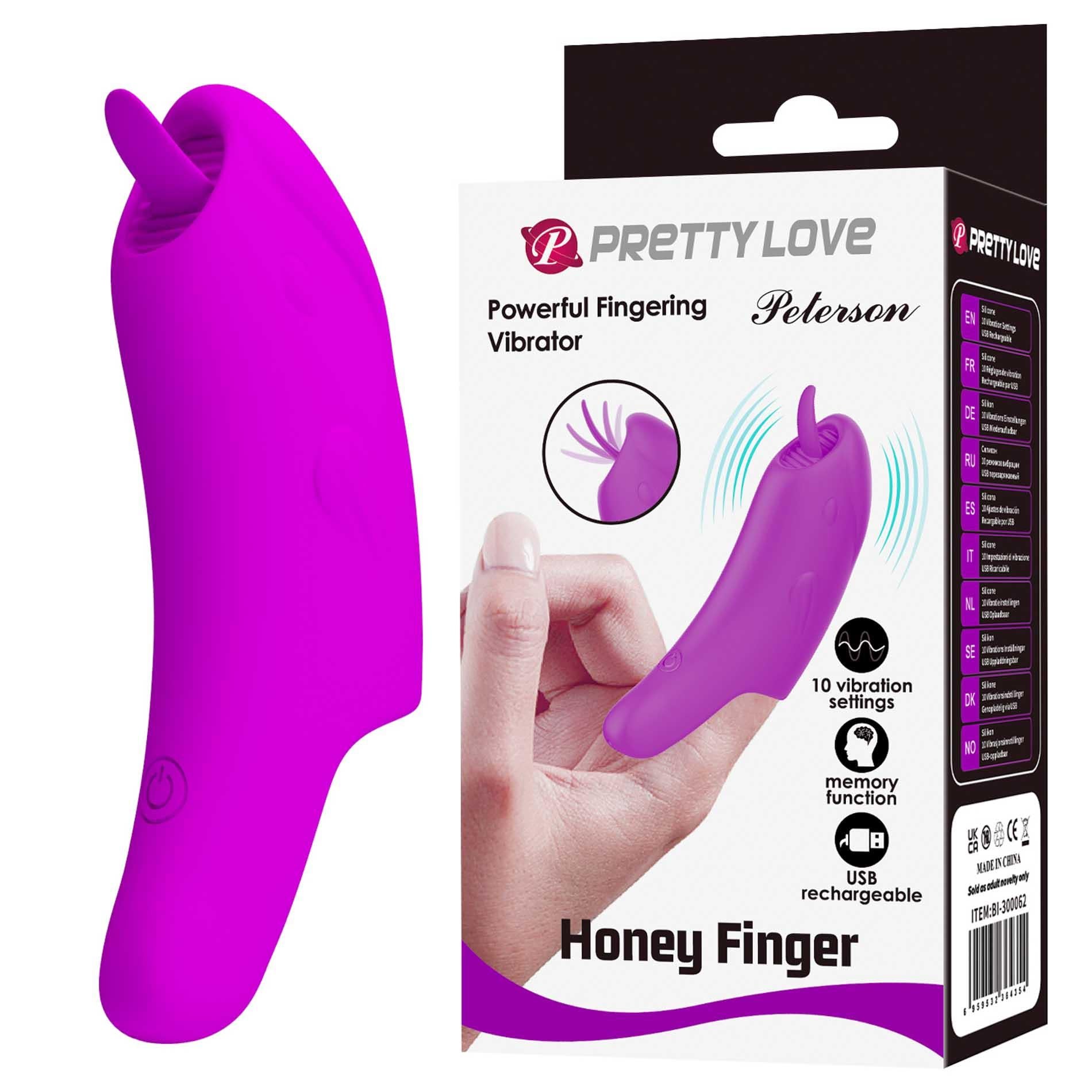 Pretty Love Peterson Honey Finger Vibrator