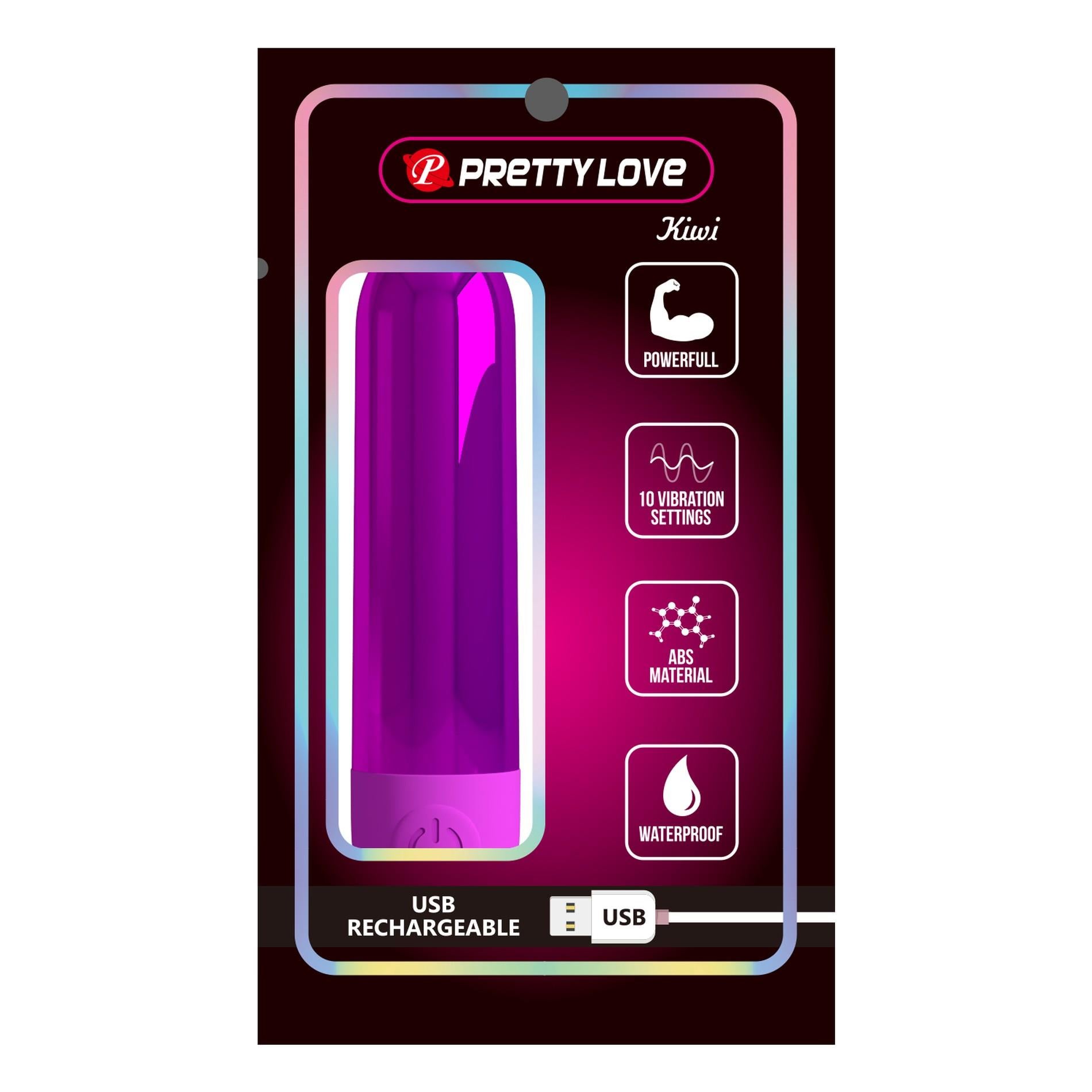 PRETTY LOVE - Kiwi, 10 Vibrations, ABS