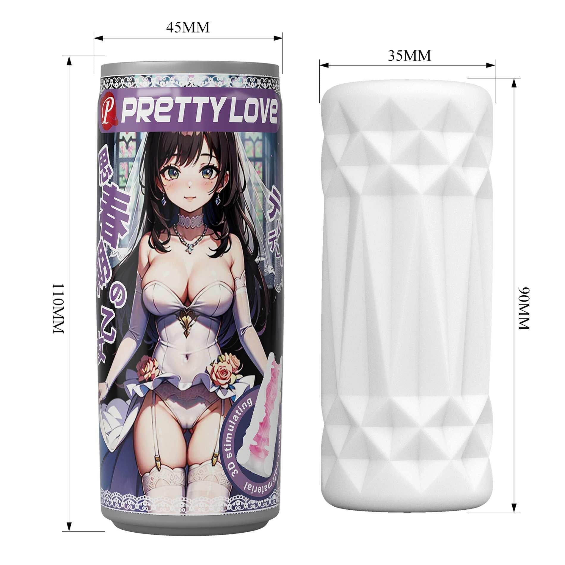 PRETTY LOVE - Masturbateur, Matériau super doux TPR /ABS