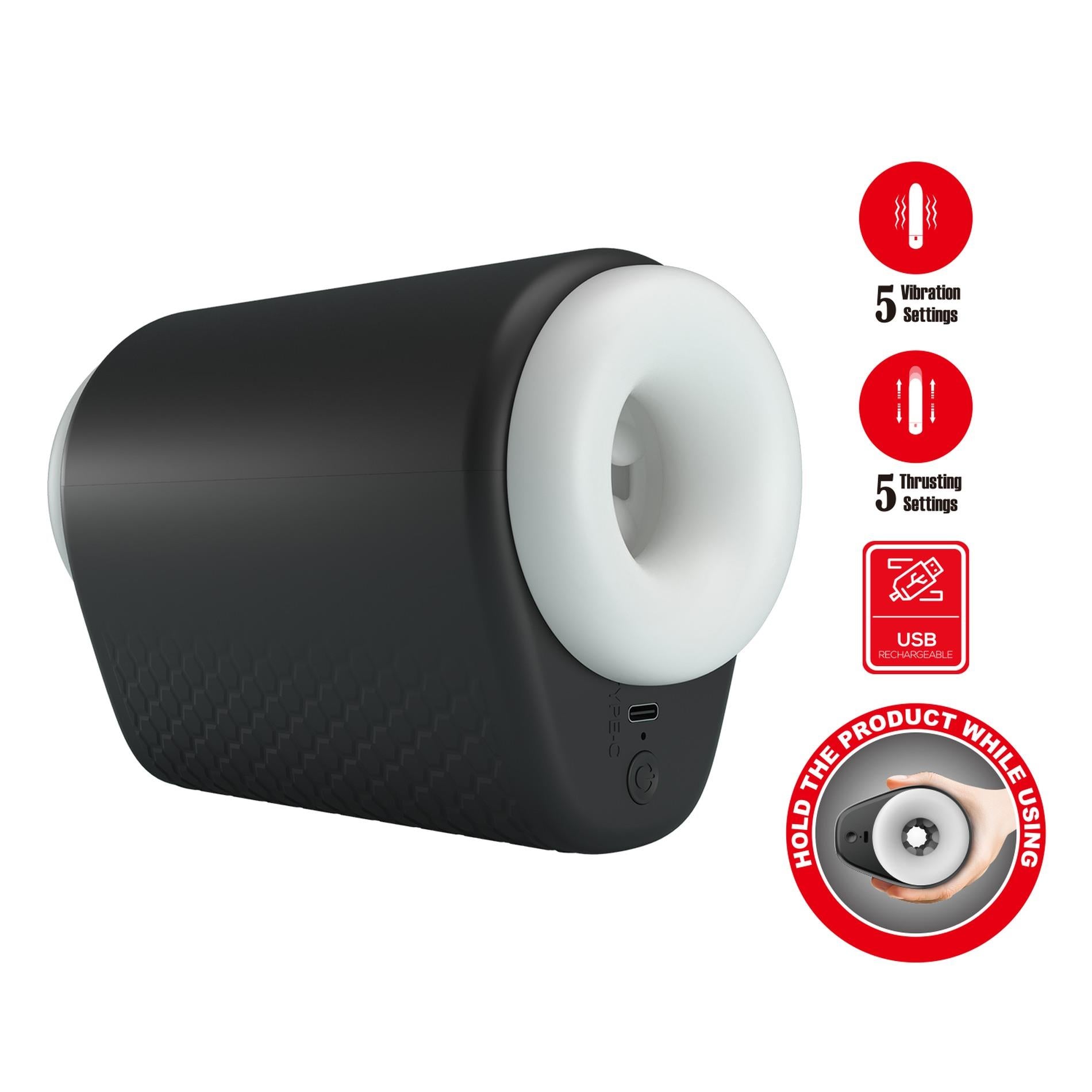 PRETTY LOVE - Dj Girl, 5 vibration functions 5 thrusting settings