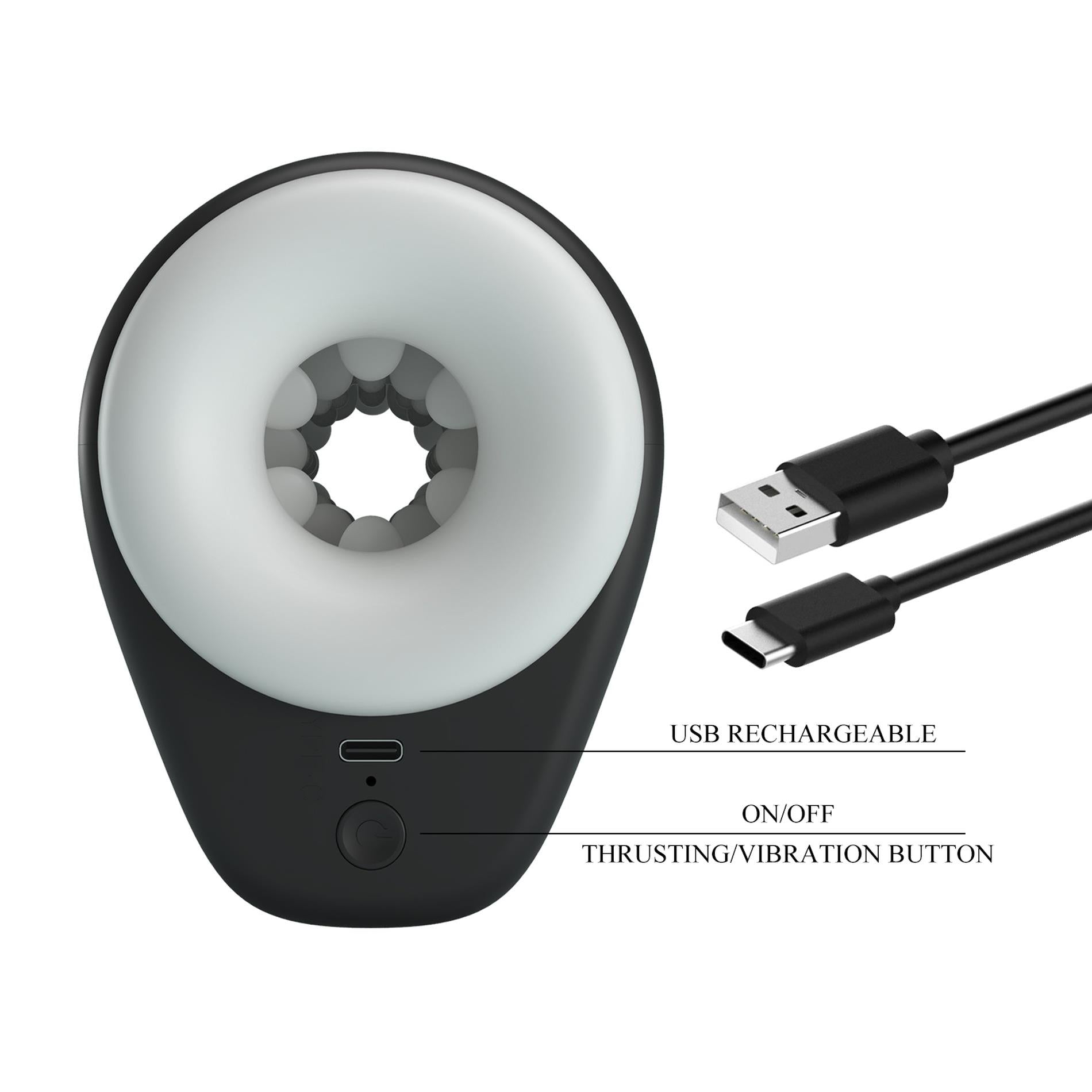 PRETTY LOVE - Dj Girl, 5 vibration functions 5 thrusting settings