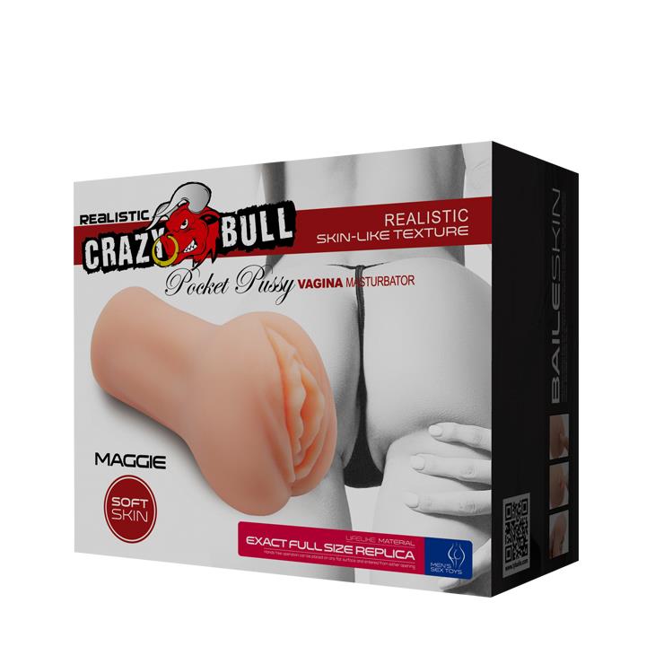CRAZY BULL- MAGGIE, GODET VAGINAL MASTURBATEUR