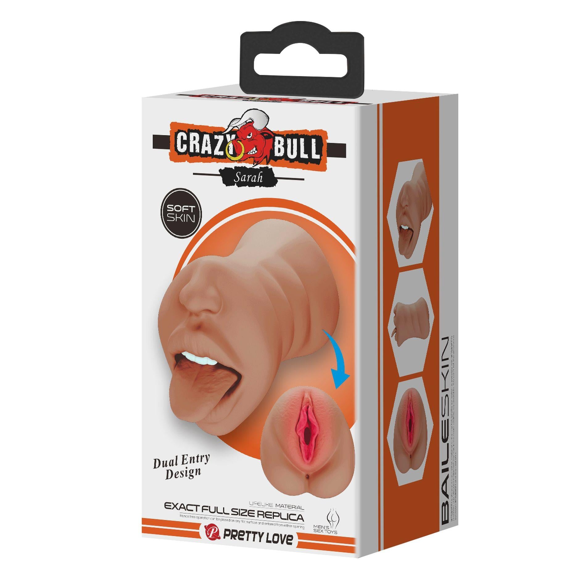 SARAH, masturbateur masculin double canal haut de gamme