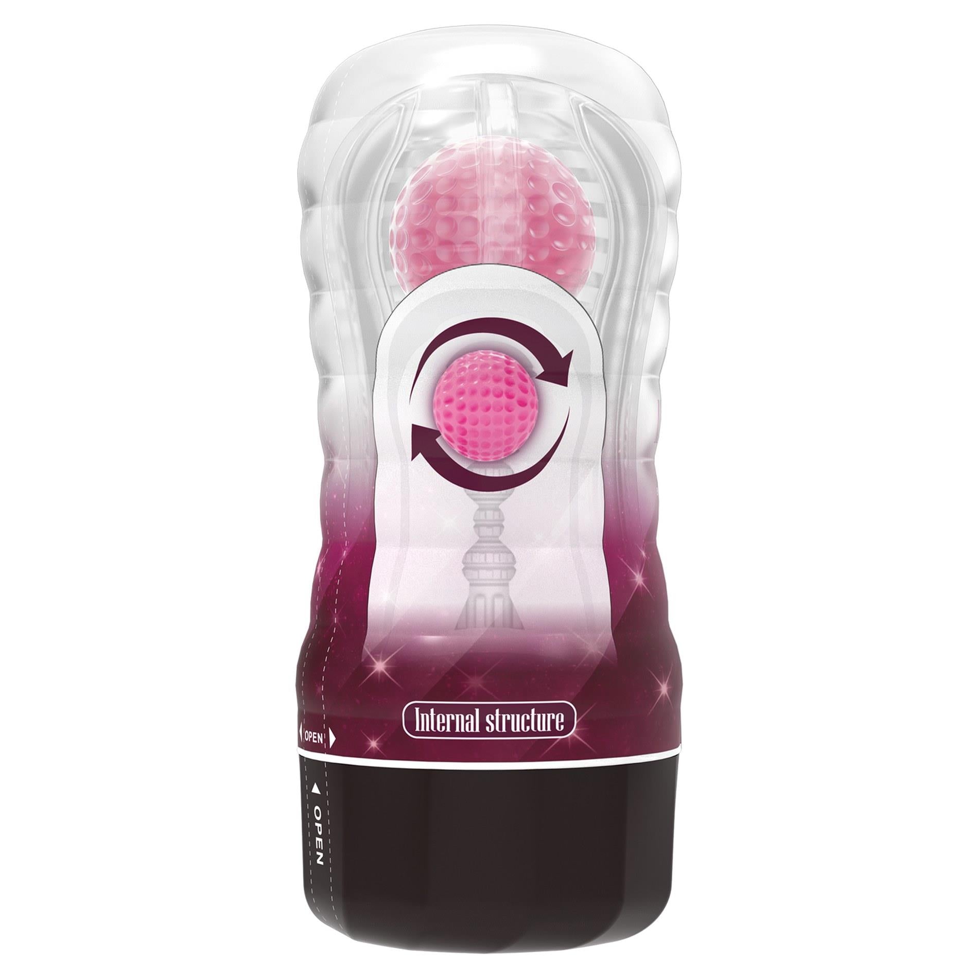 PRETTY LOVE - VACUUM CUP MASTURBATOR Black Hole ABS TPR