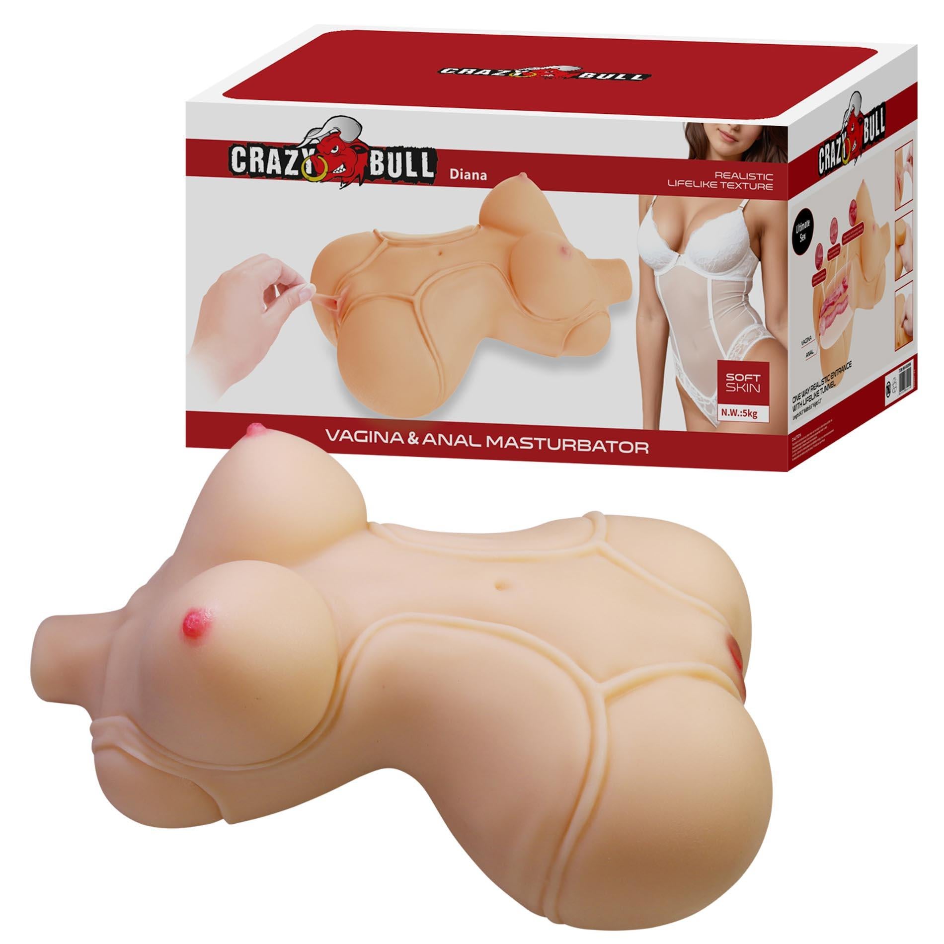 Crazy Bull Diana Vagina & Anal Masturbator