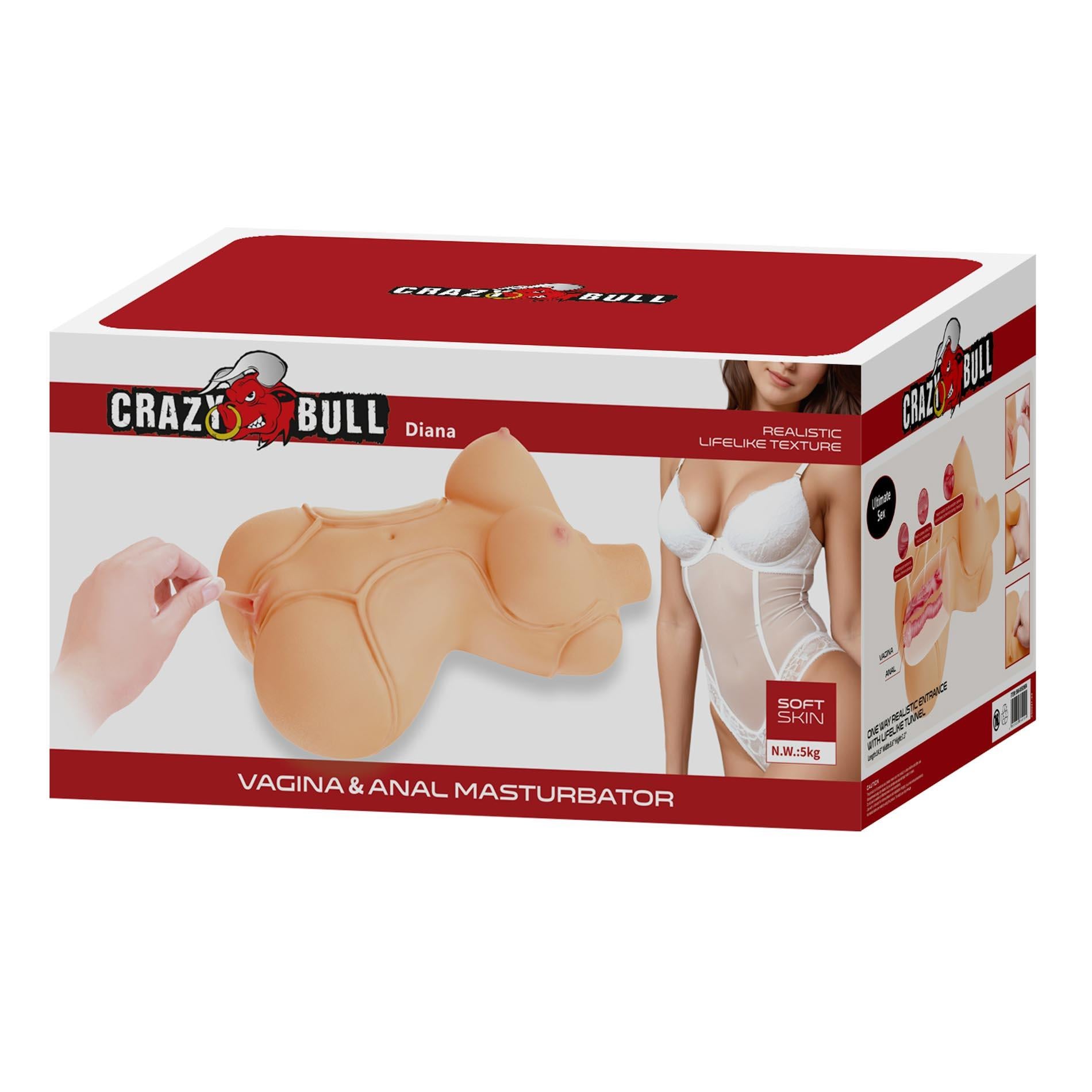 Crazy Bull Diana Vagina & Anal Masturbator