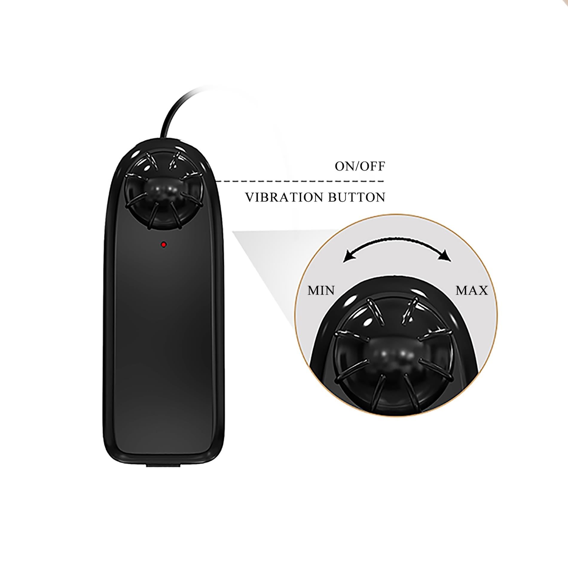BAHAMUT, 8,5", TPR ultra souple, Vibrations, Base à ventouse flexible
