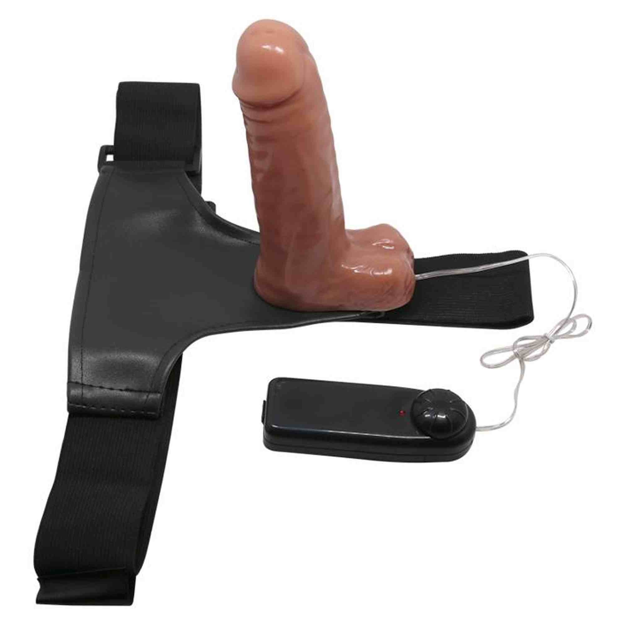 BAILE- Harnais ultra passionné Realdeal Pénis 6.2'' Marron