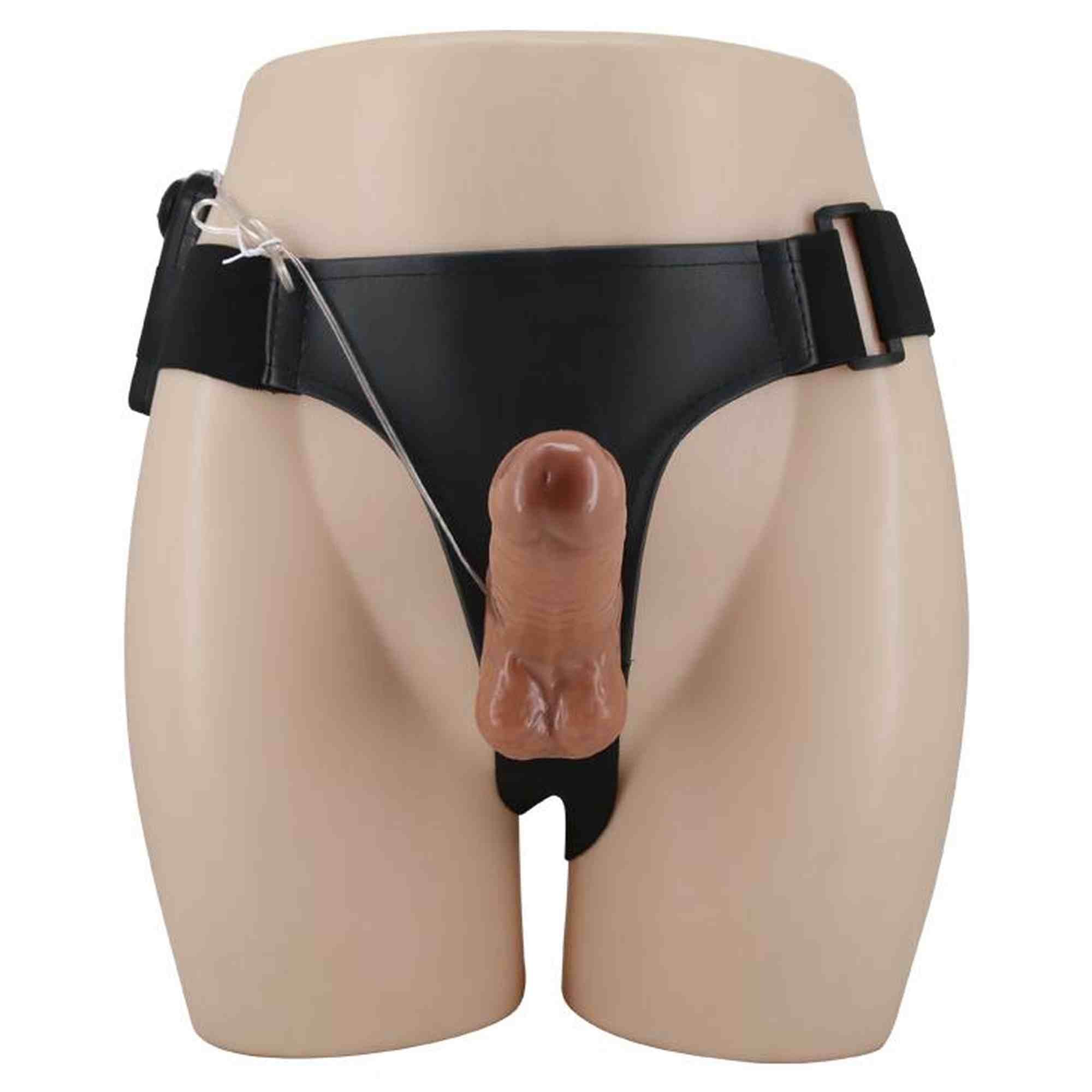 BAILE- Harnais ultra passionné Realdeal Pénis 6.2'' Marron
