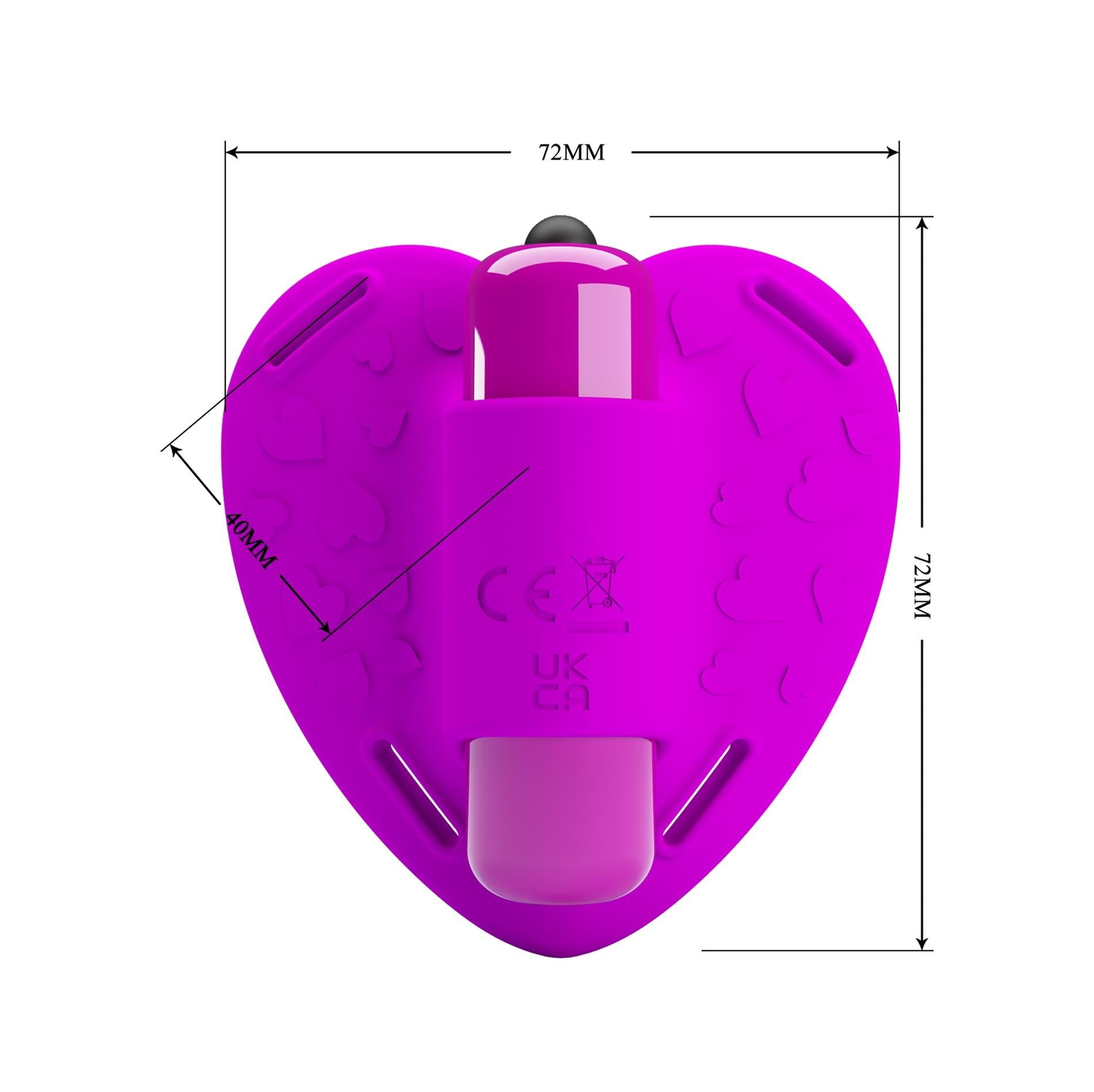 PRETTY LOVE - Masseur Clitoridien, Battements de Cœur, 10 fonctions de vibration