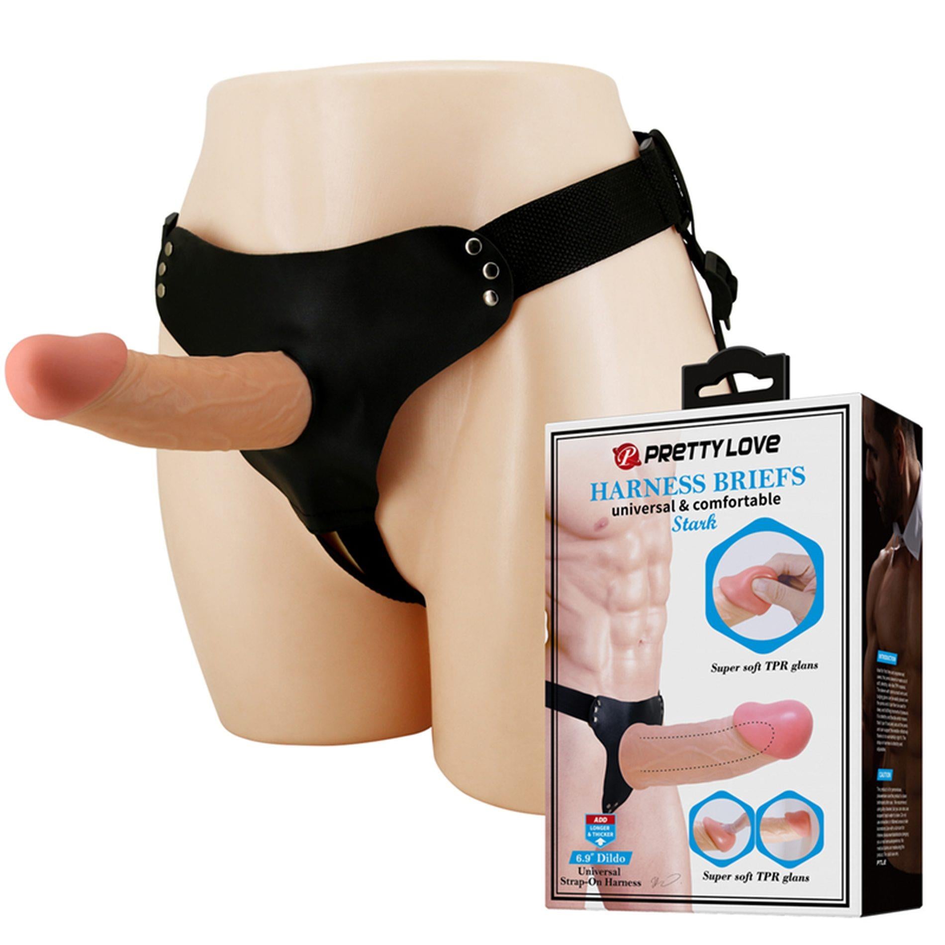 PRETTY LOVE - CULOTTE HARNAIS Harnais Stark Universal Strap-On 6,9'' Godemichet Chair