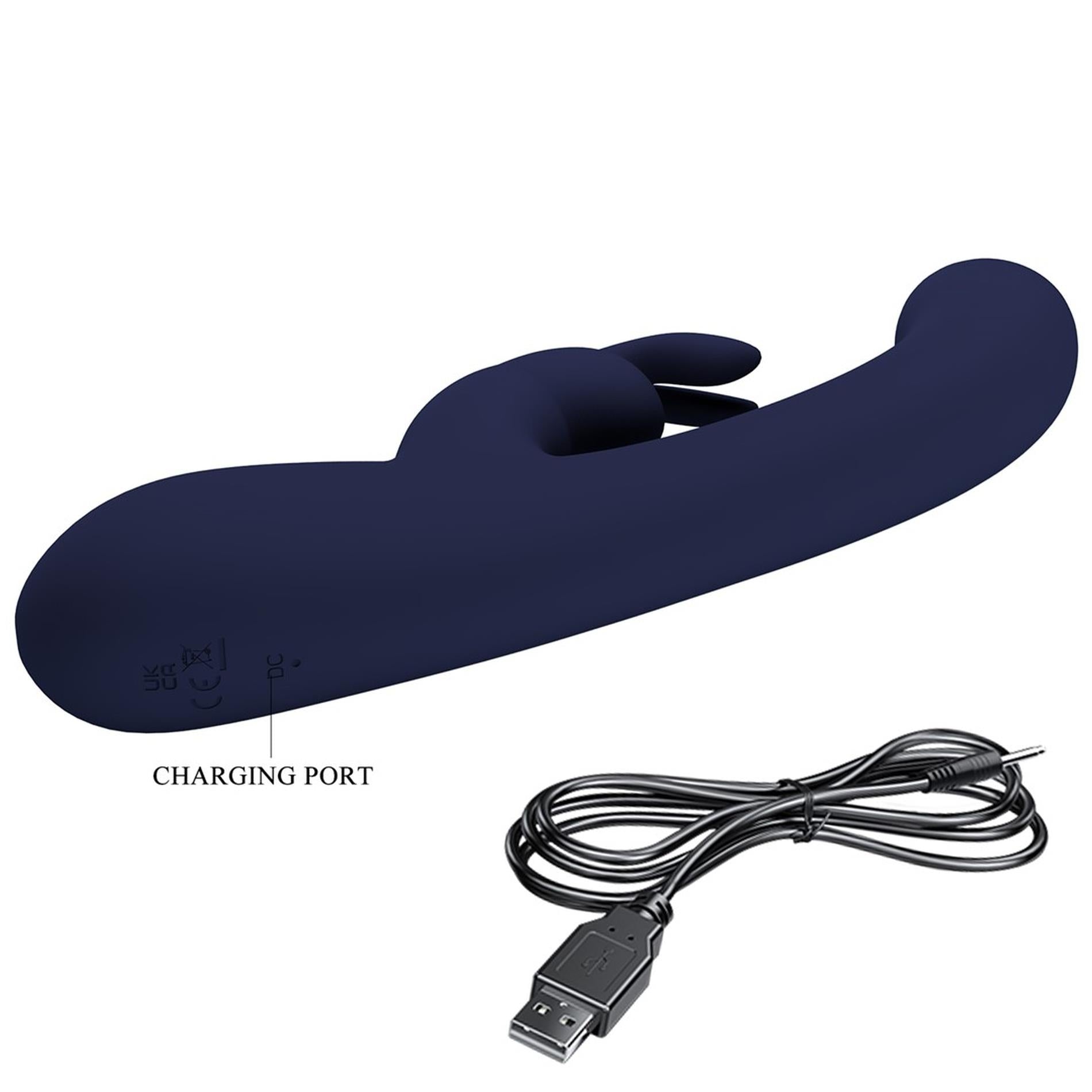PRETTY LOVE - Lamar Blue, 10 fonctions de vibration, 9 niveaux de vitesse