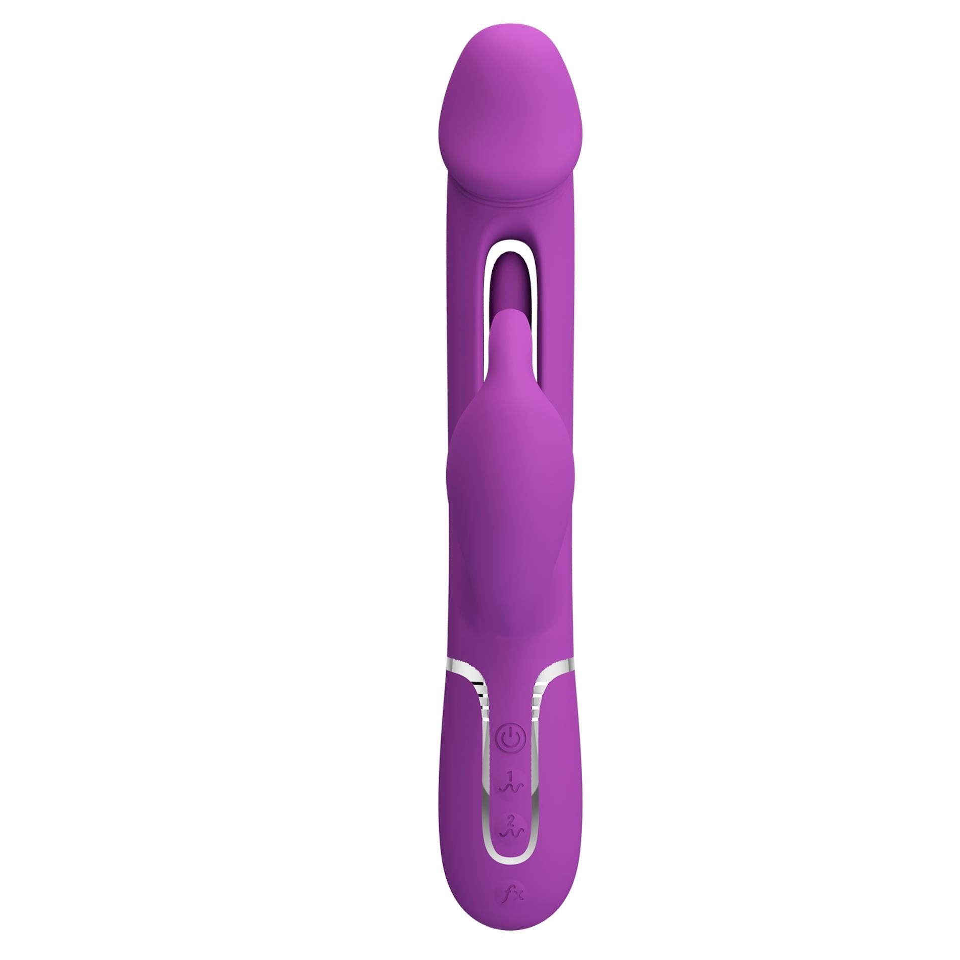 PRETTY LOVE - Kampas Violet, 7 fonctions de vibration 4 modes de léchage