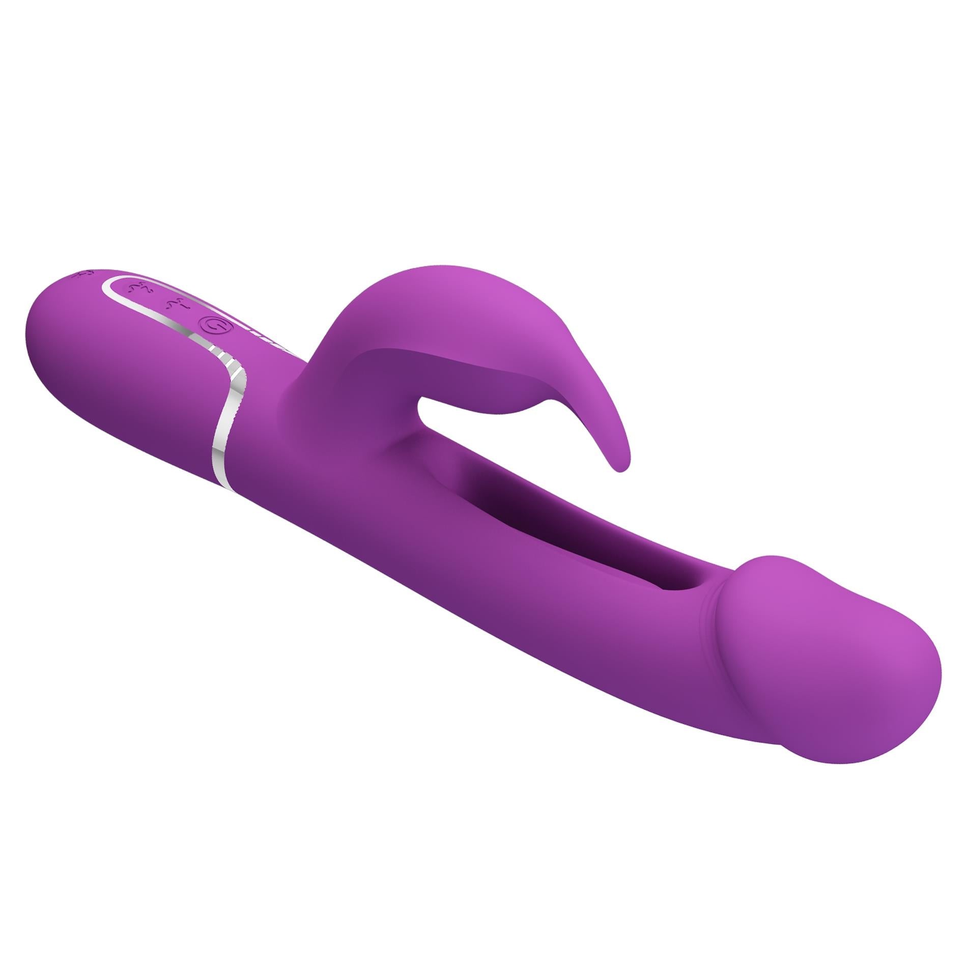PRETTY LOVE - Kampas Violet, 7 fonctions de vibration 4 modes de léchage