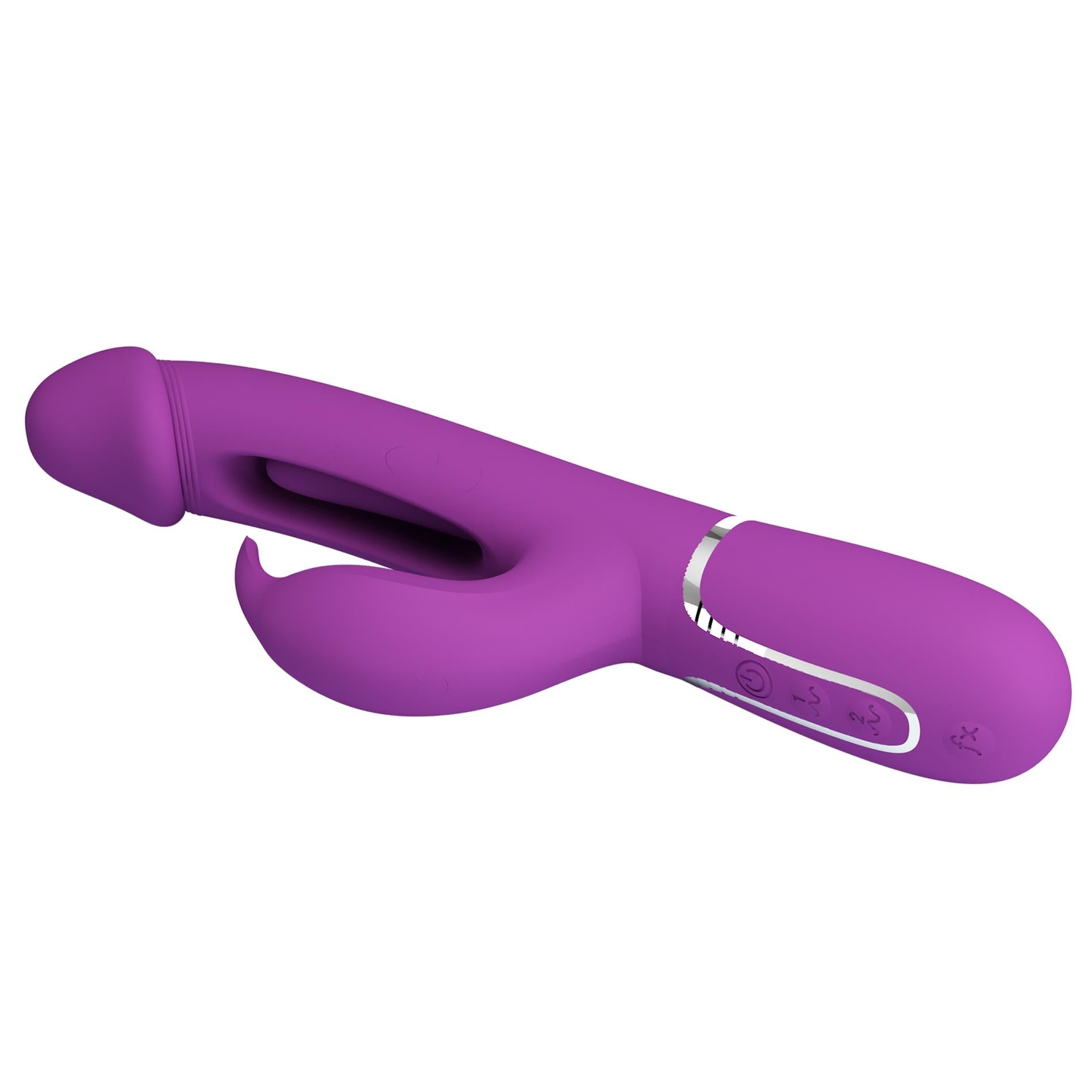 PRETTY LOVE - Kampas Violet, 7 fonctions de vibration 4 modes de léchage