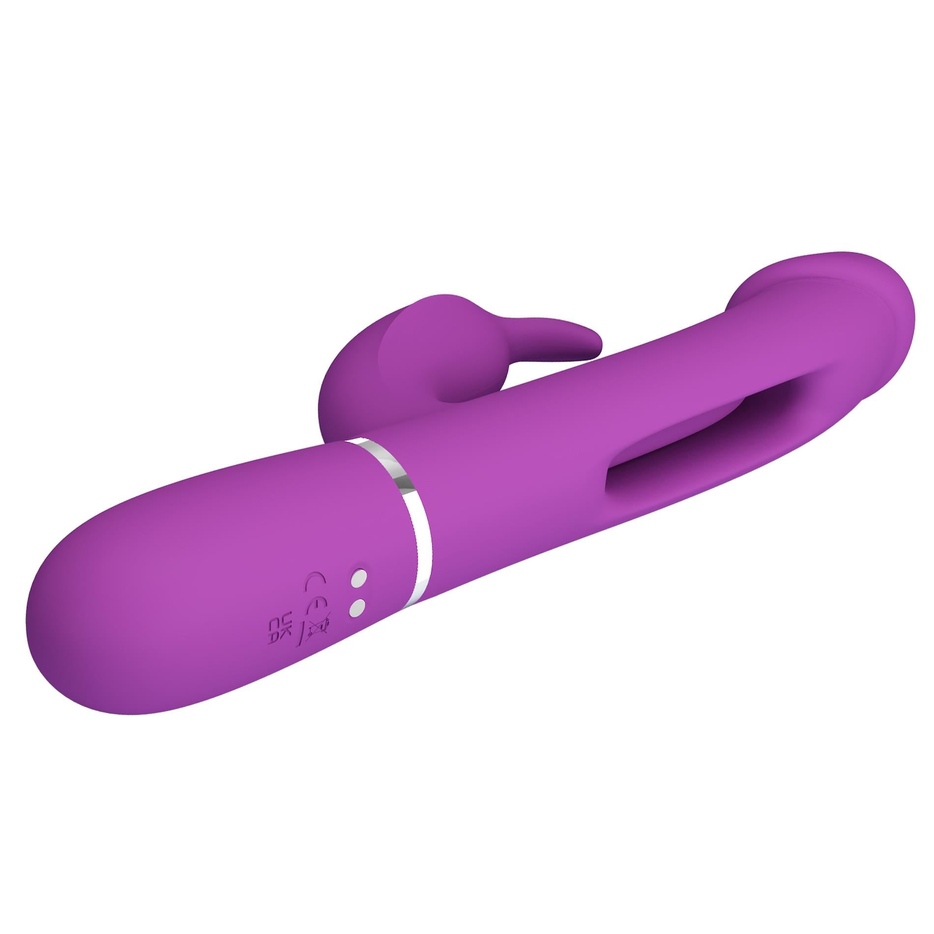 PRETTY LOVE - Kampas Violet, 7 fonctions de vibration 4 modes de léchage