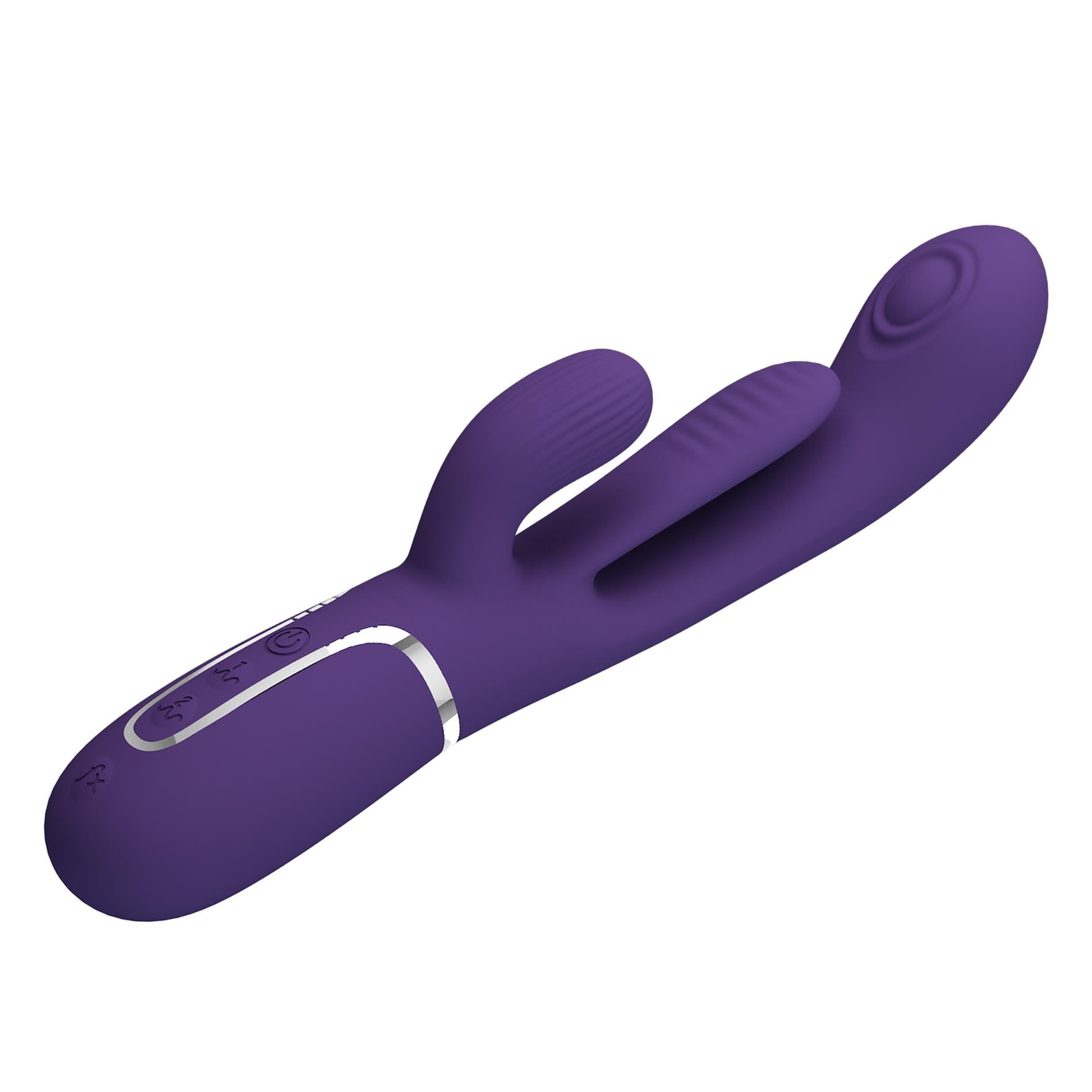 PRETTY LOVE - Shonia Violet Foncé, Tendre Étincelle, 7 fonctions de pulsation 7 fonctions de vibration