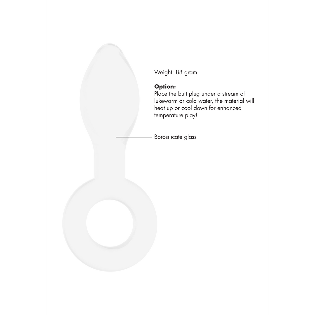Plugger - Glass Dildo