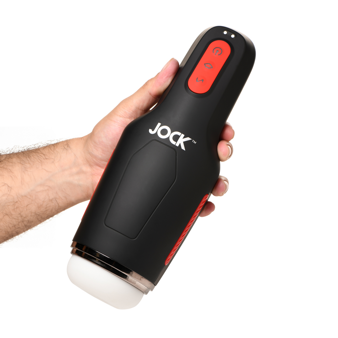 Sucking and Vibrating Masturbator - 15X - Black