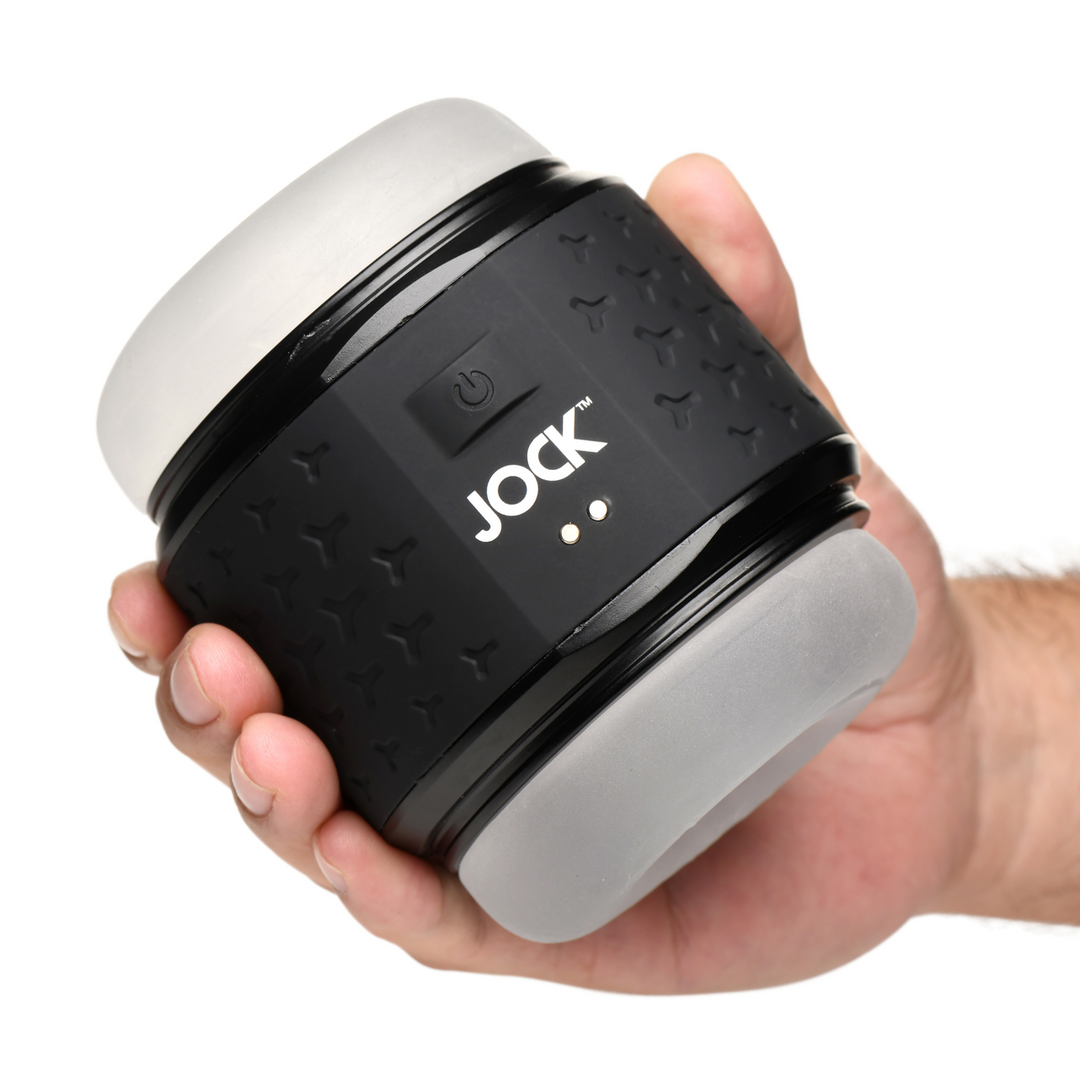 Vibrating Double Stroker - Black