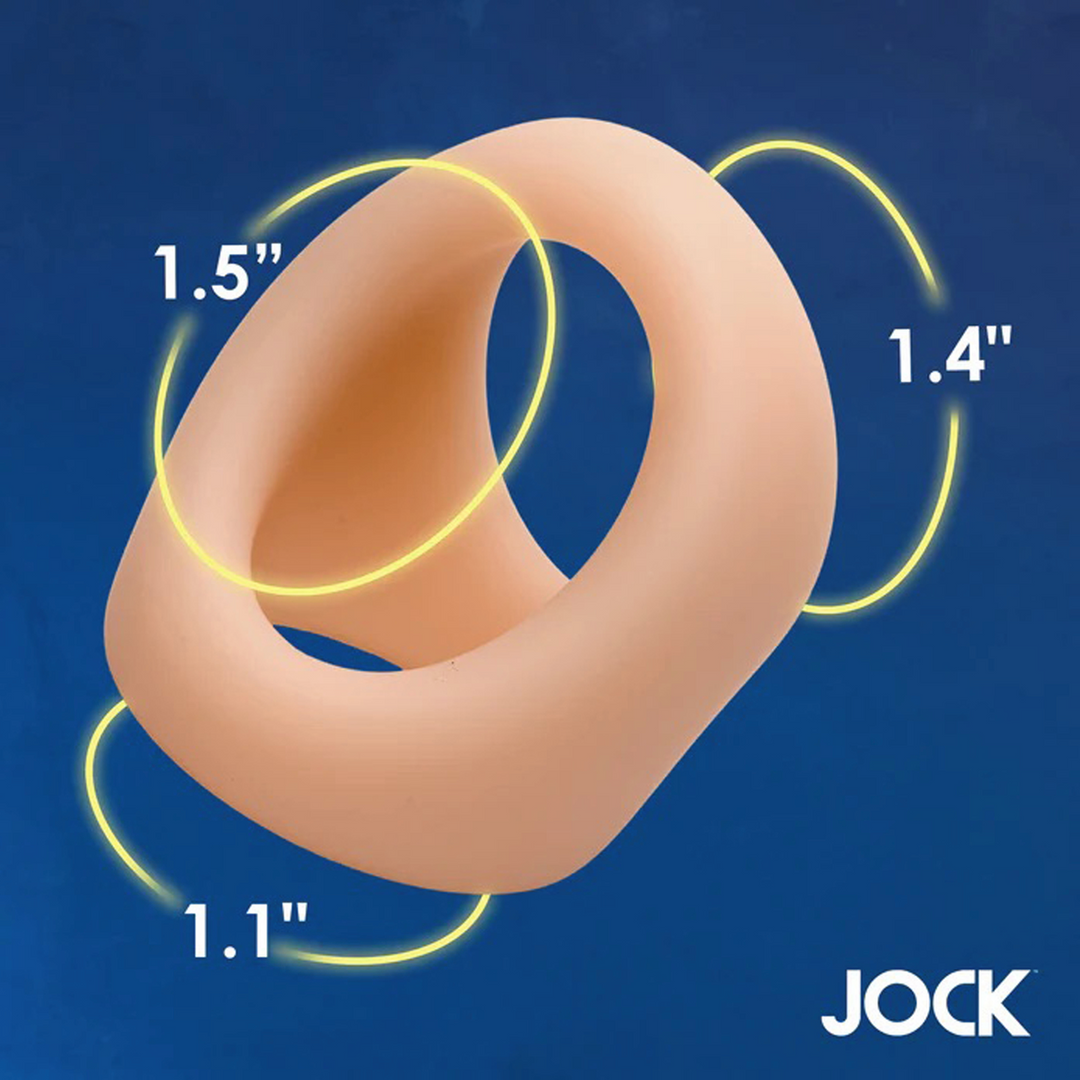Silicone Cock and Ball Ring - Light