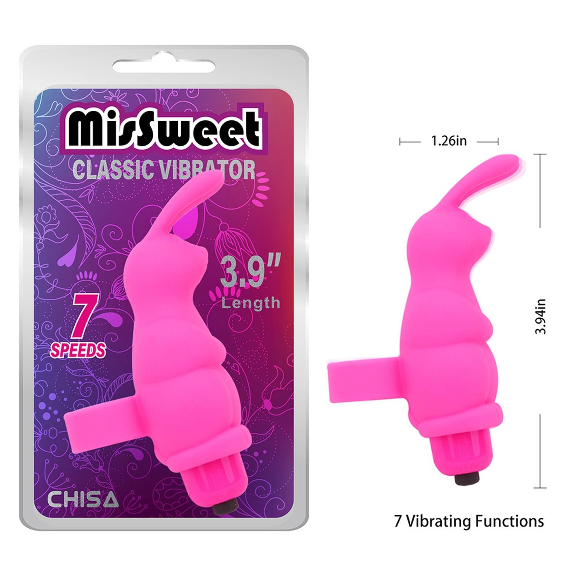 Vibromasseur de doigt Sweetie Rabbit rose