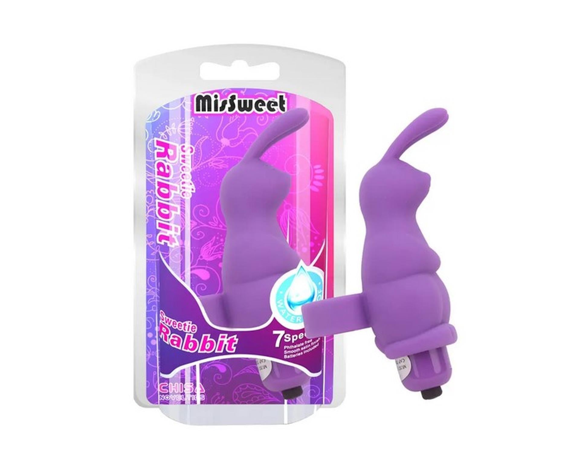 Vibromasseur de doigt Sweetie Rabbit violet