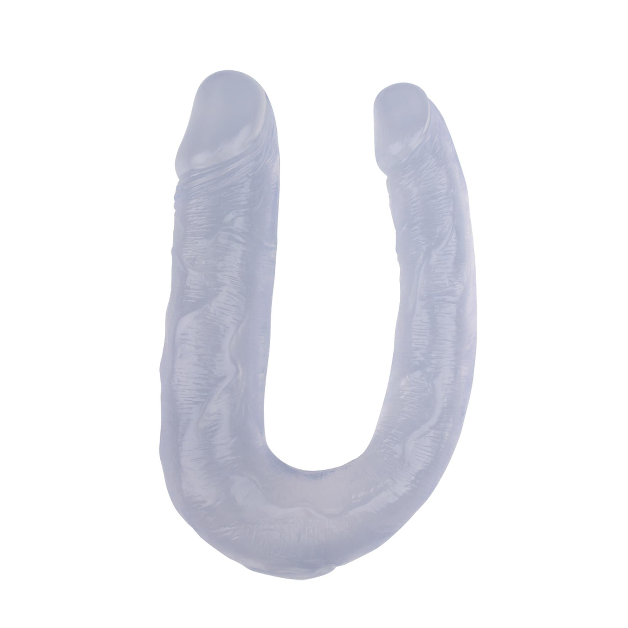 Gode ceinture 13 pouces - transparent
