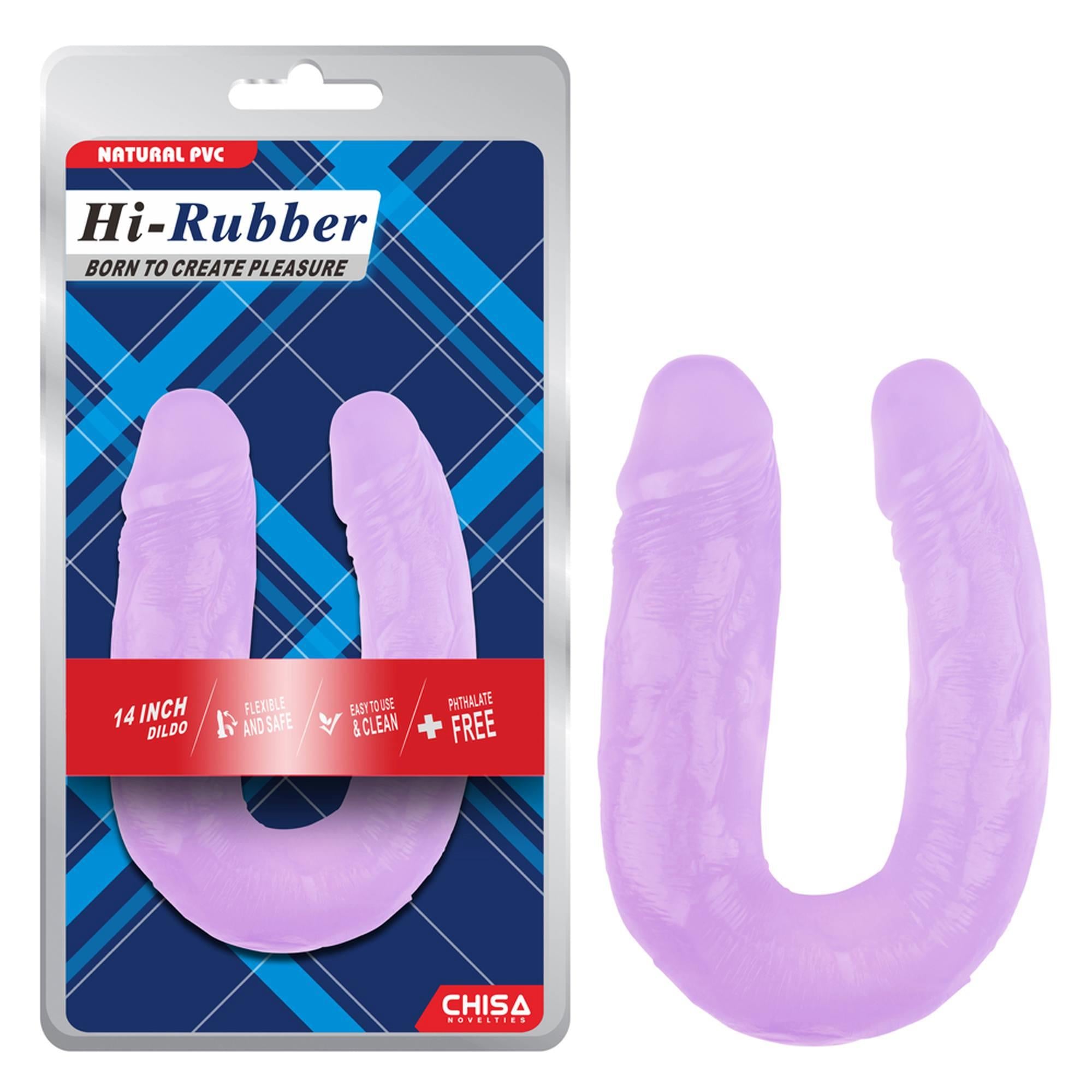 Gode ceinture 14 pouces - Violet