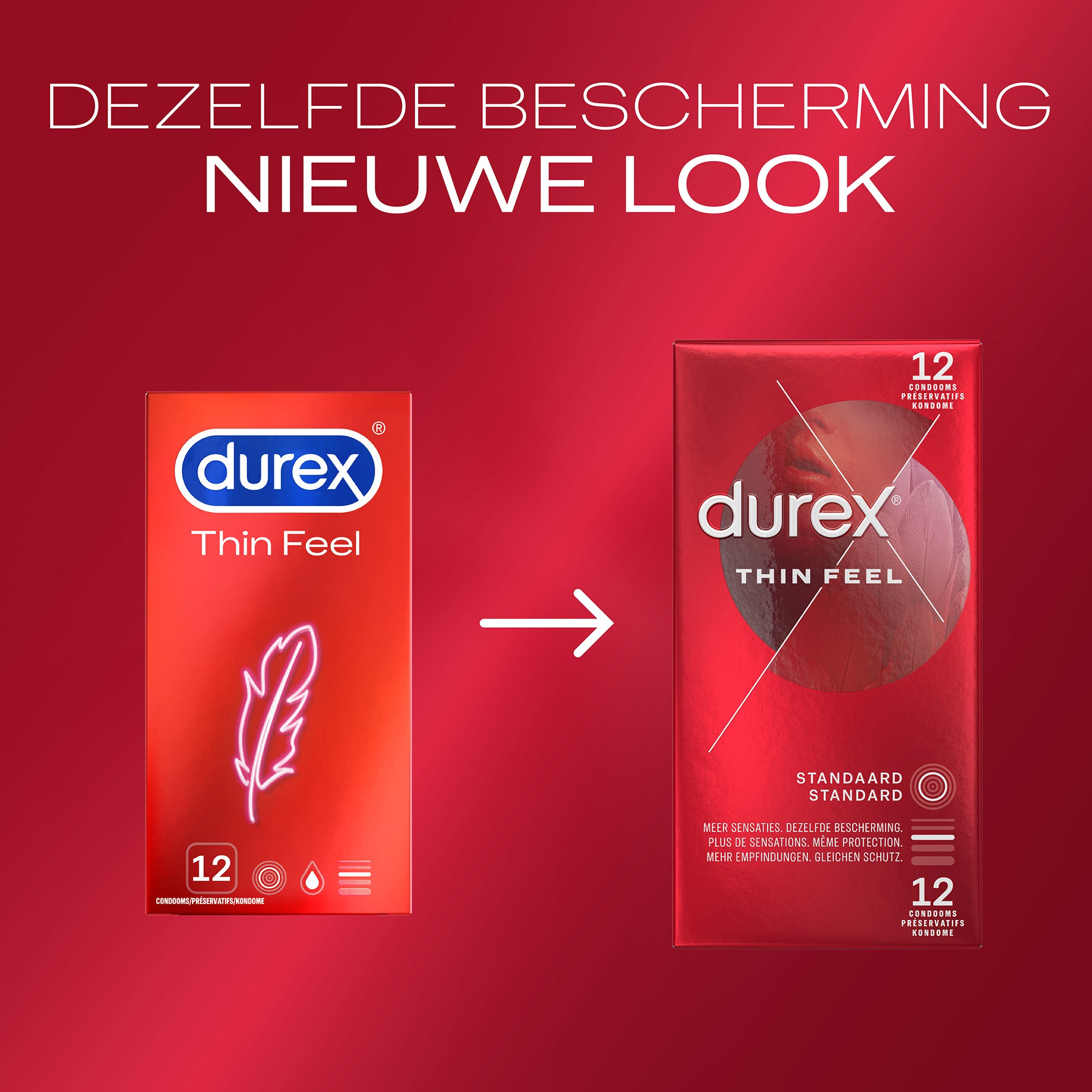Thin Feel - Condoms - 12 Pieces