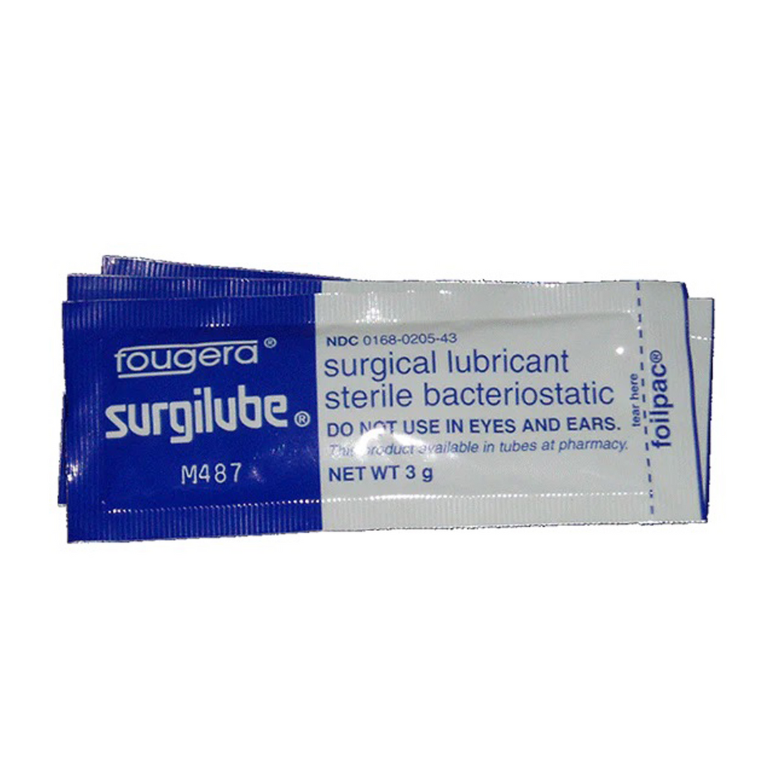 Pochettes de lubrifiant stérile