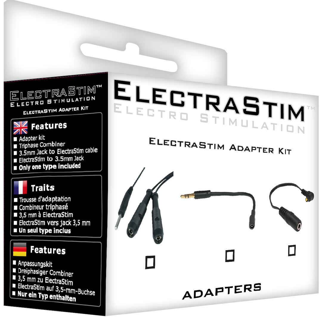 Kit d'adaptateurs - Adaptateur standard ElectraStim vers jack 3,5 mm