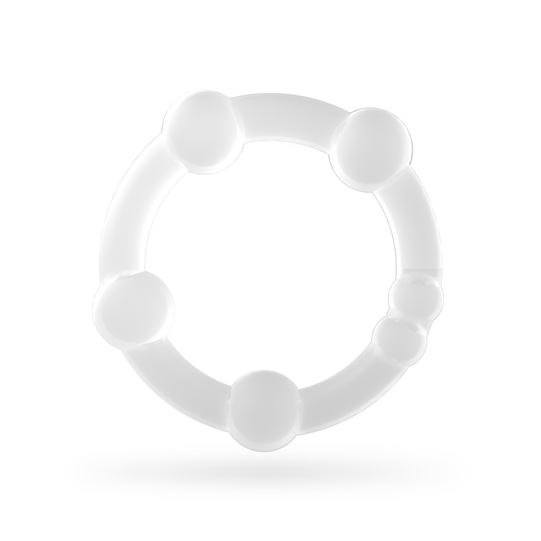 Triple Bead - Cockring Set - Clear