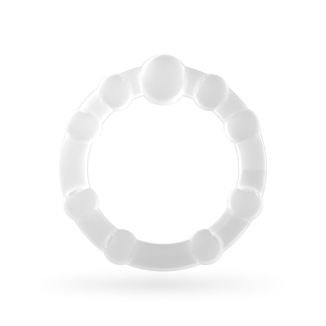 Triple Bead - Cockring Set - Clear