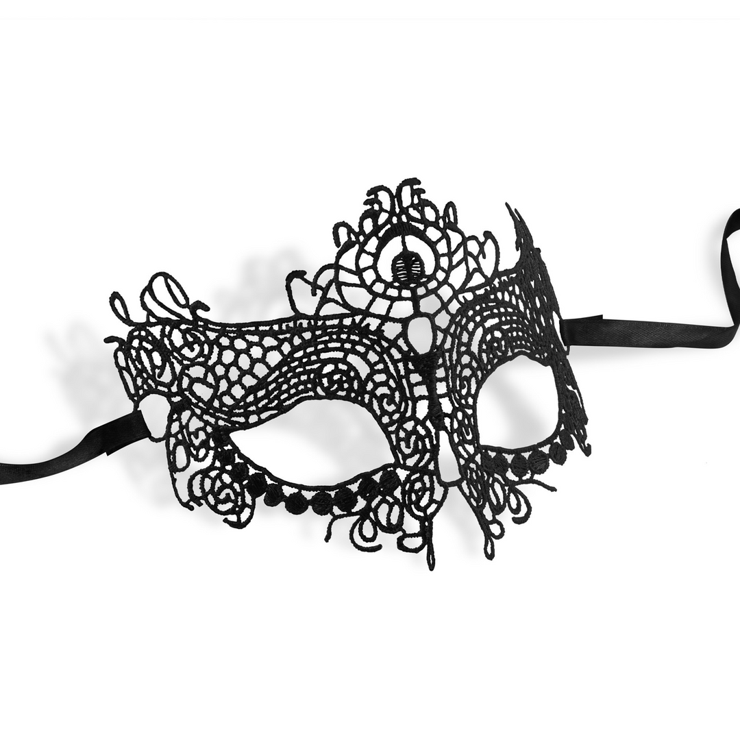 Mystica - Lace Mask - Black