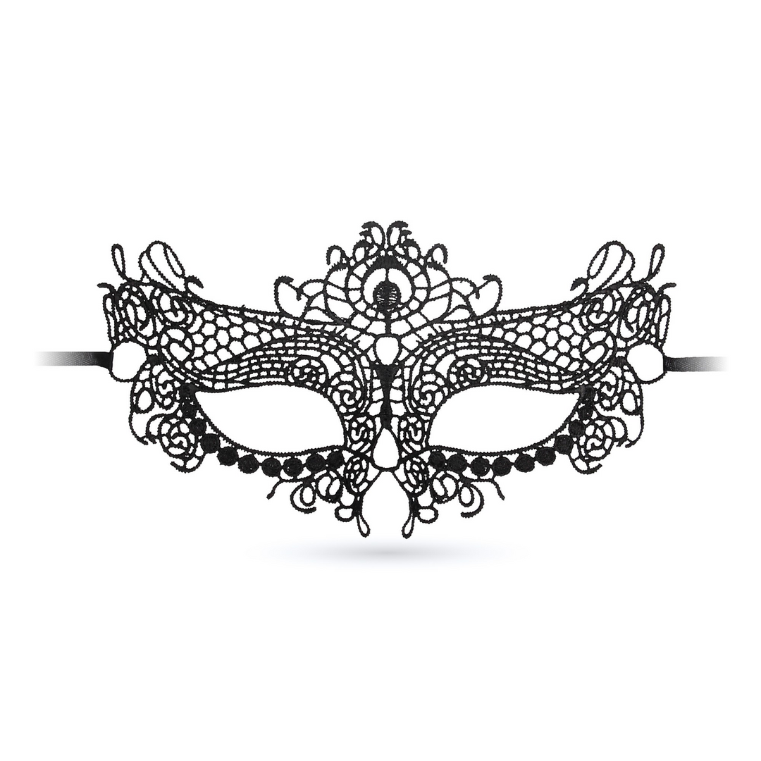 Mystica - Lace Mask - Black