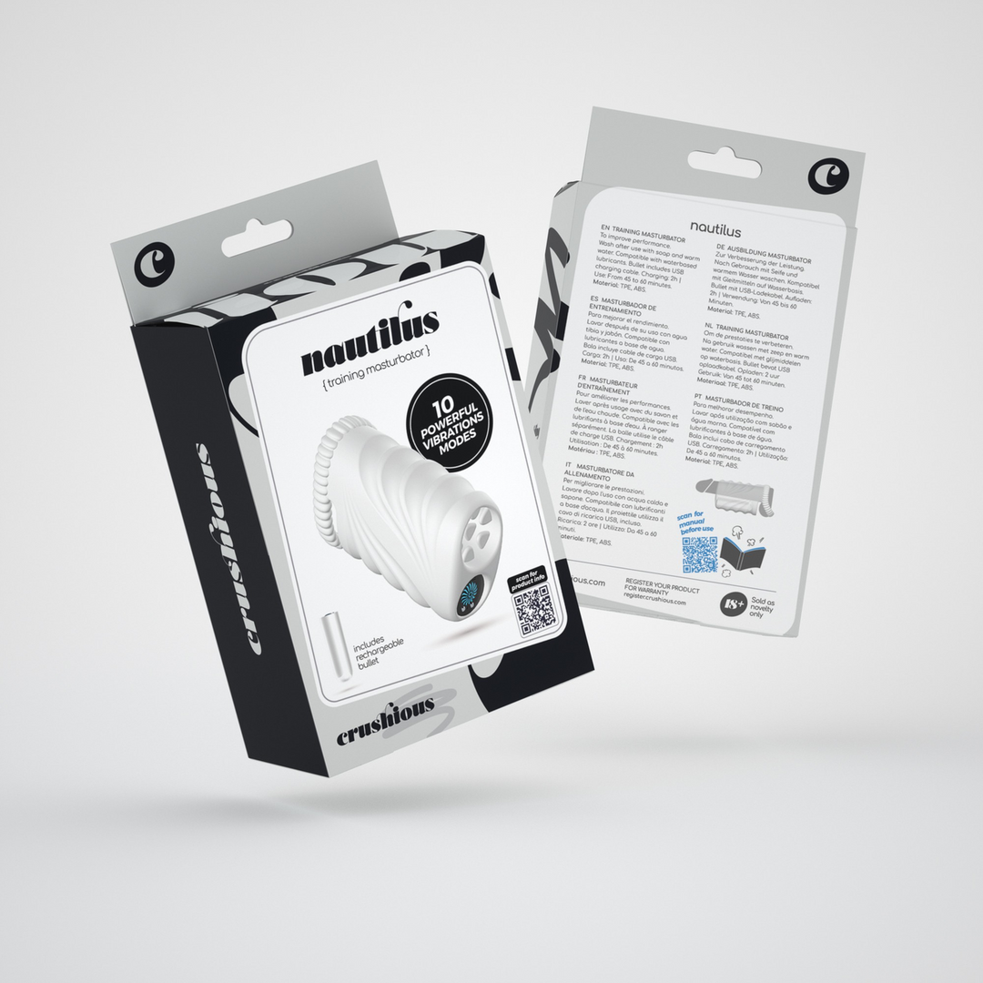 Nautilus - Training Masturbator with Removable Bullet - White