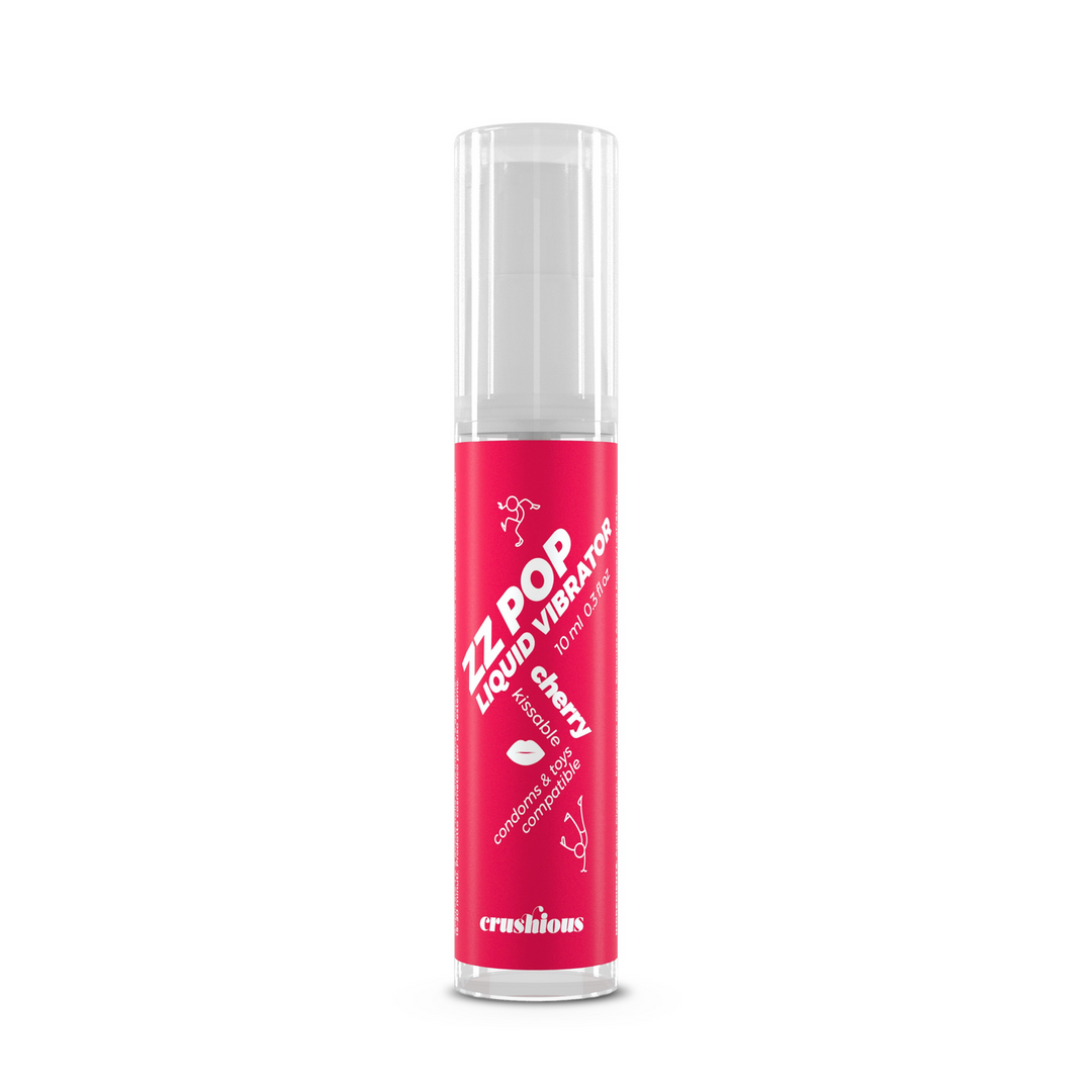 CRUSHIOUS ZZ POP VIBRATEUR LIQUIDE ARÔME CERISE 10ML