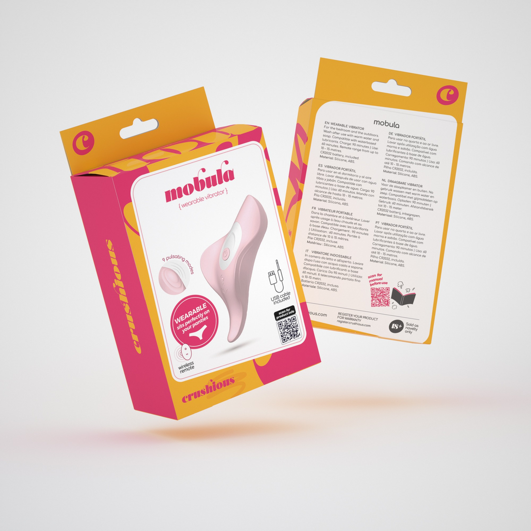 Mobula - Panty Vibrator with Remote Control - Pink